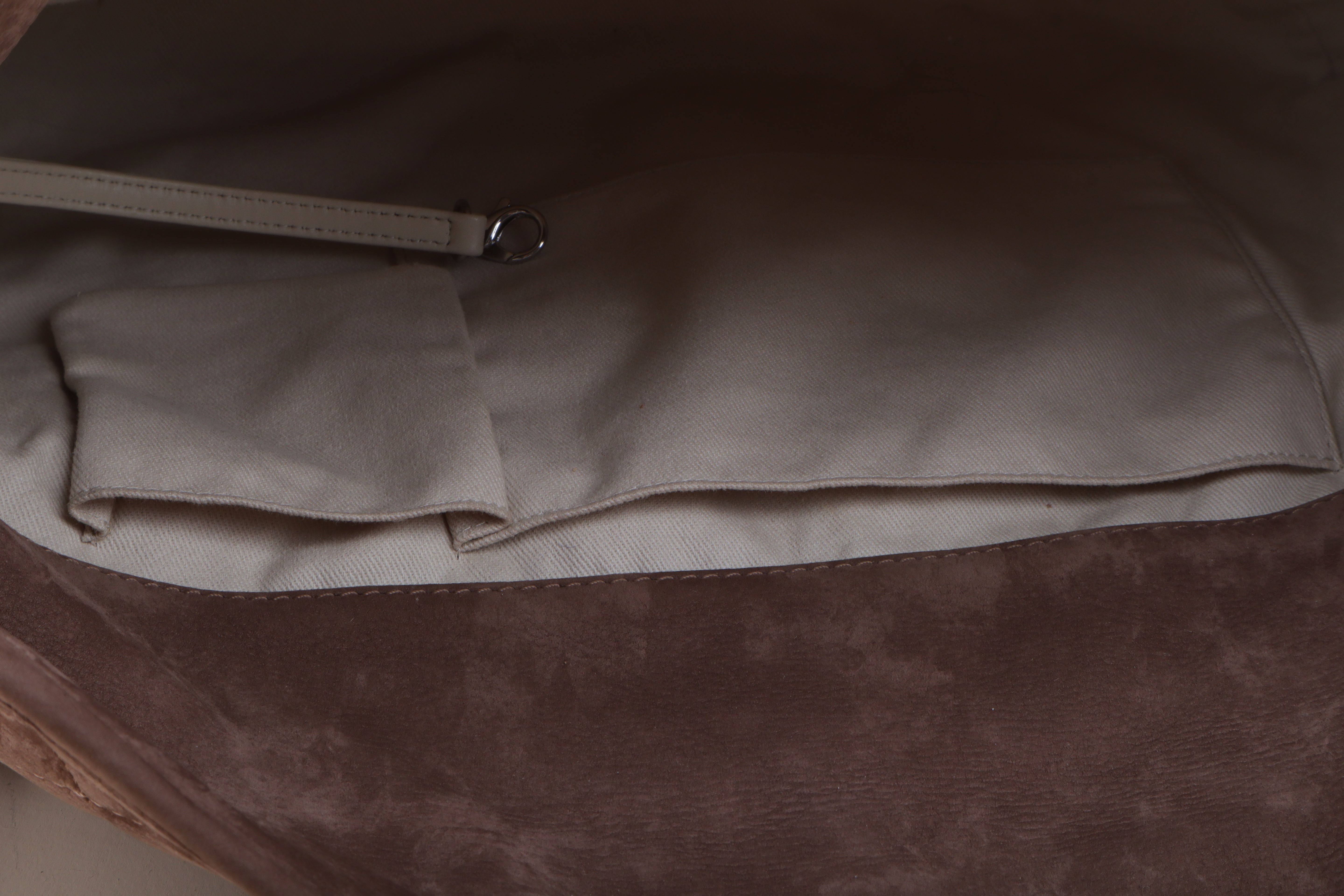 Chanel Brown Large French Riviera Hobo Shoulder Bag