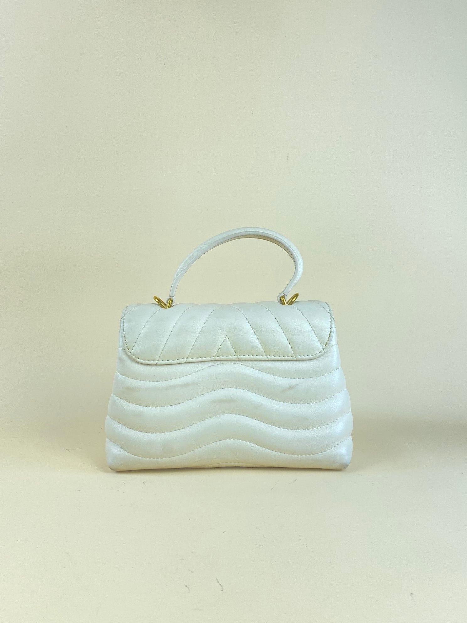 Louis Vuitton Beige Hold Me New Wave Top Handle Bag