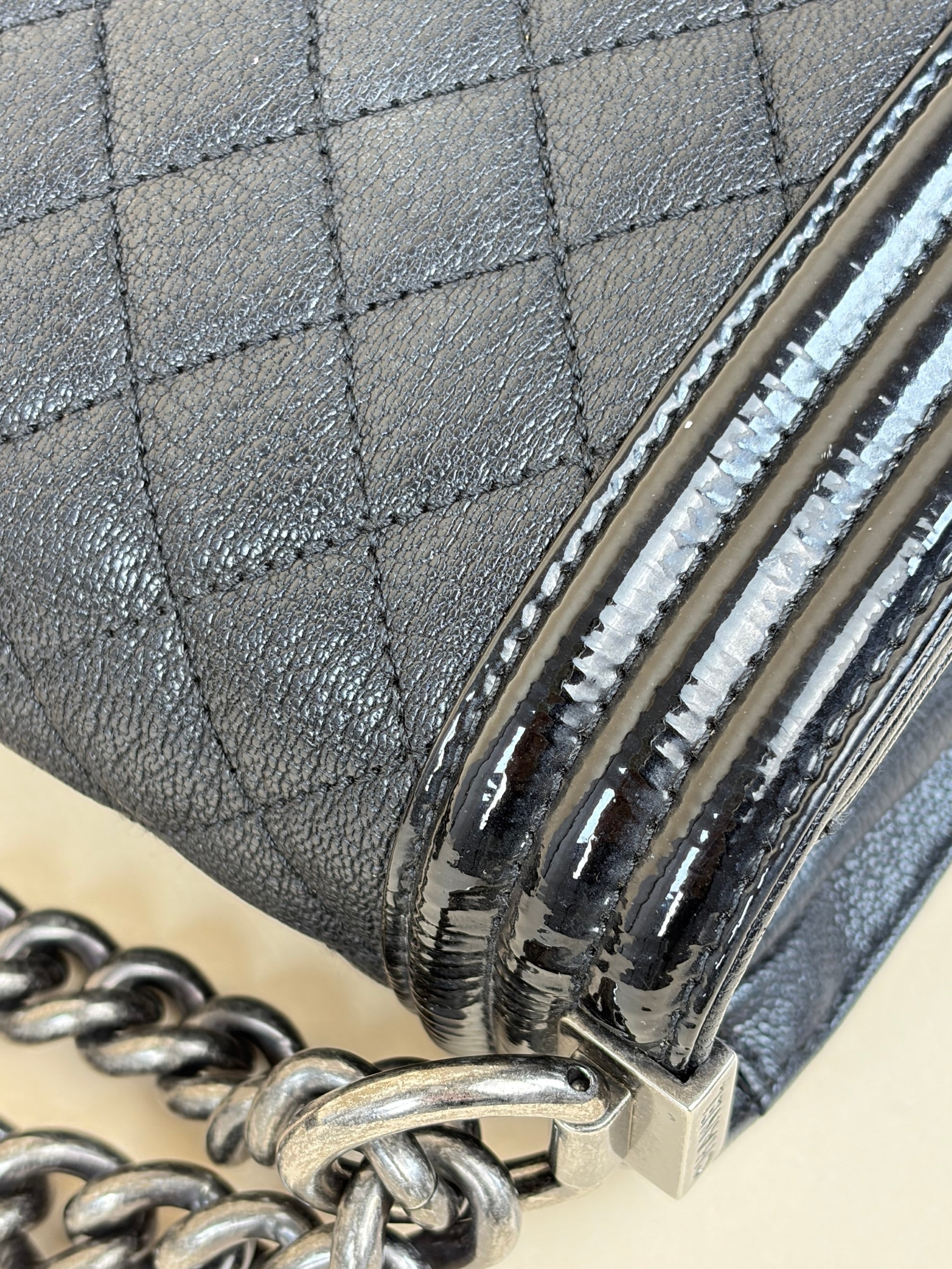 Chanel Black Boy Medium Bag