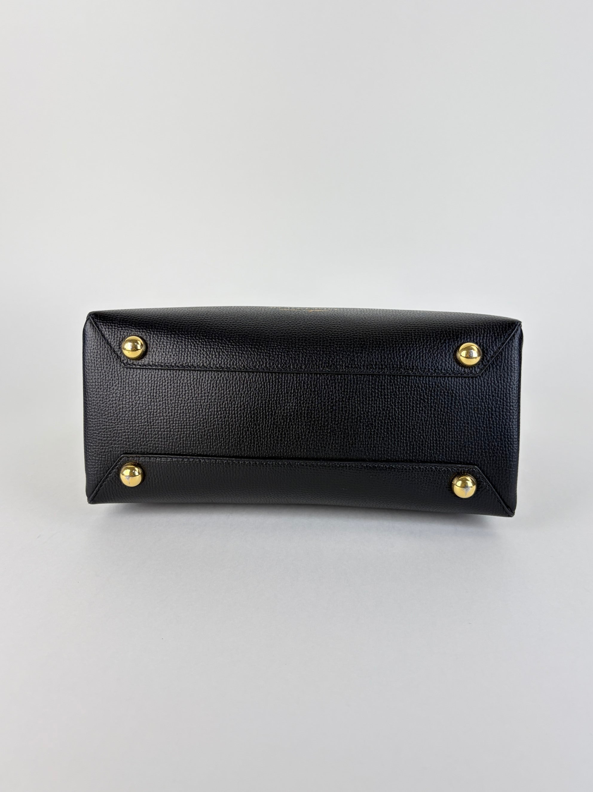 Burberry black Banner small tote Bag