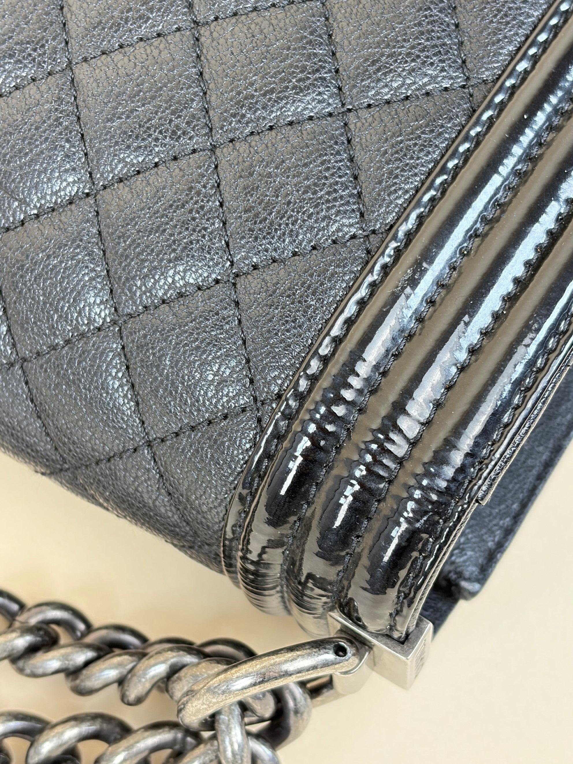 Chanel Black Boy Medium Bag