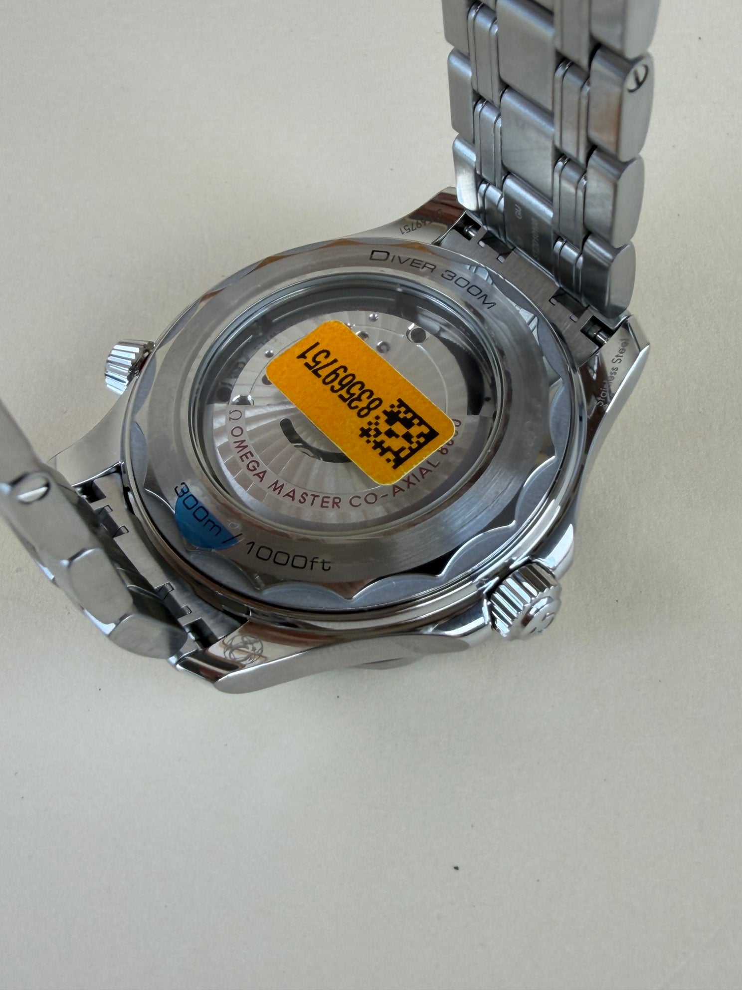 Omega Ted On Steel Master Diver 300m Watch