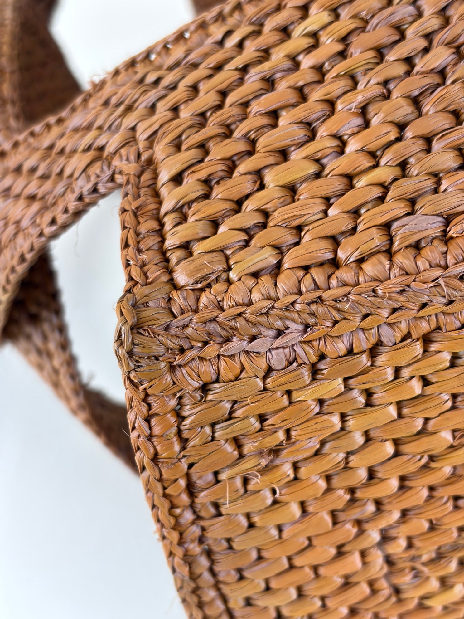 Loewe Bicolor Paula's Ibiza Raffia Font Small Tote Bag