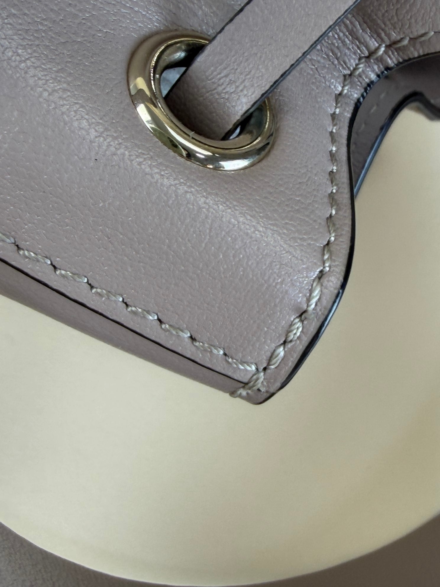 Valentino Nude Vlogo Walk Bucket Bag with Strap