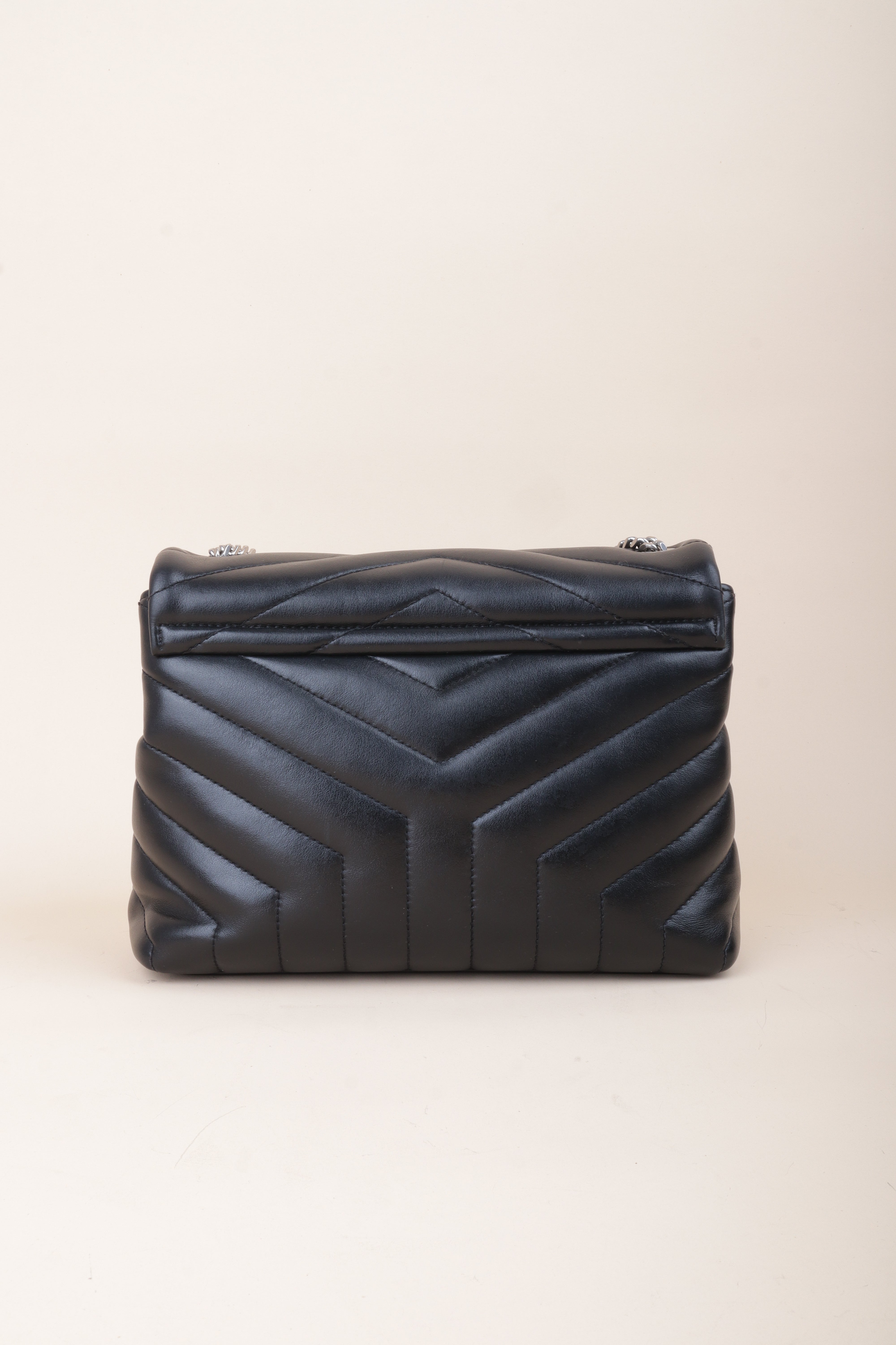 YSL Black Loulou Small Crossbody Bag