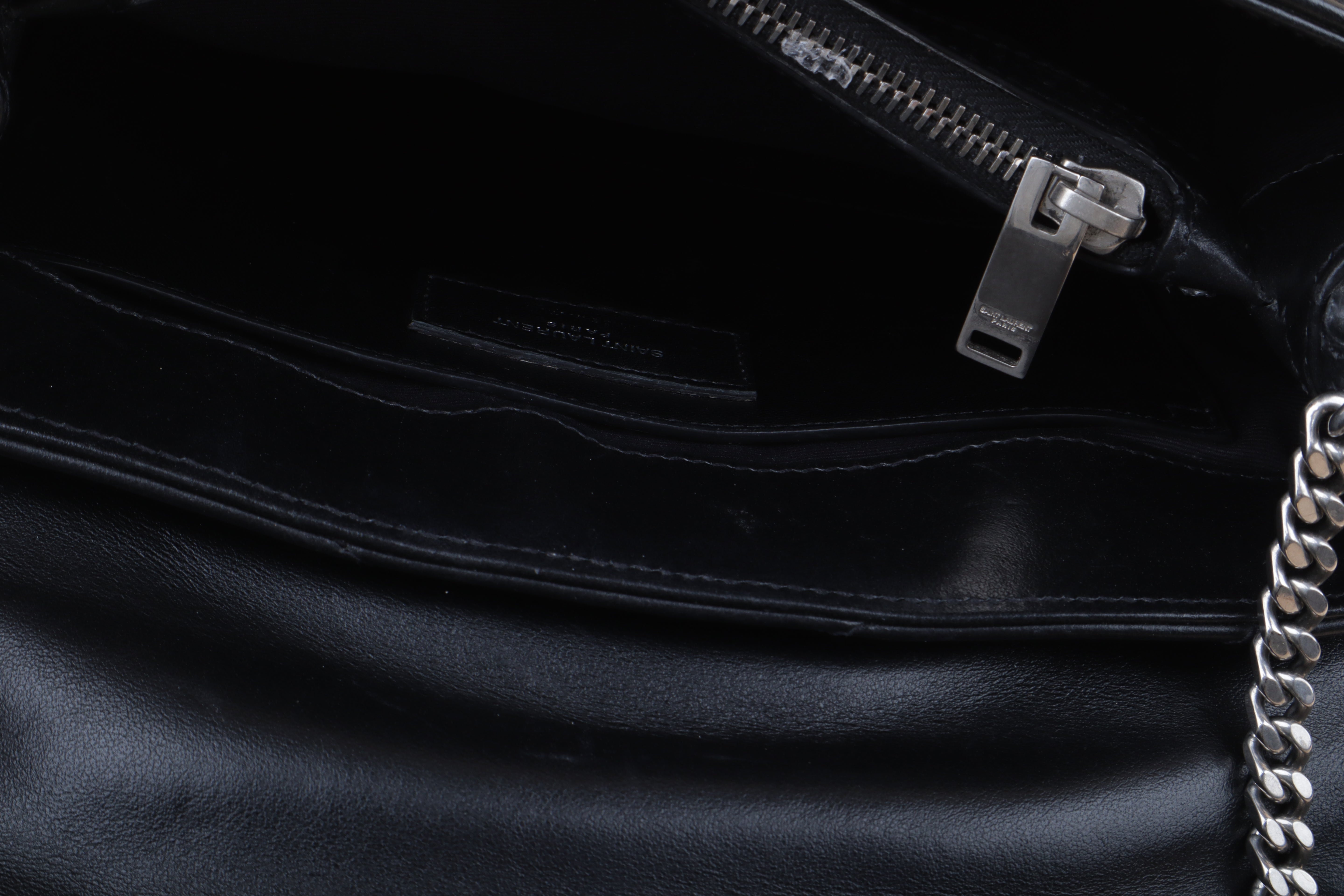 YSL Black Loulou Small Crossbody Bag