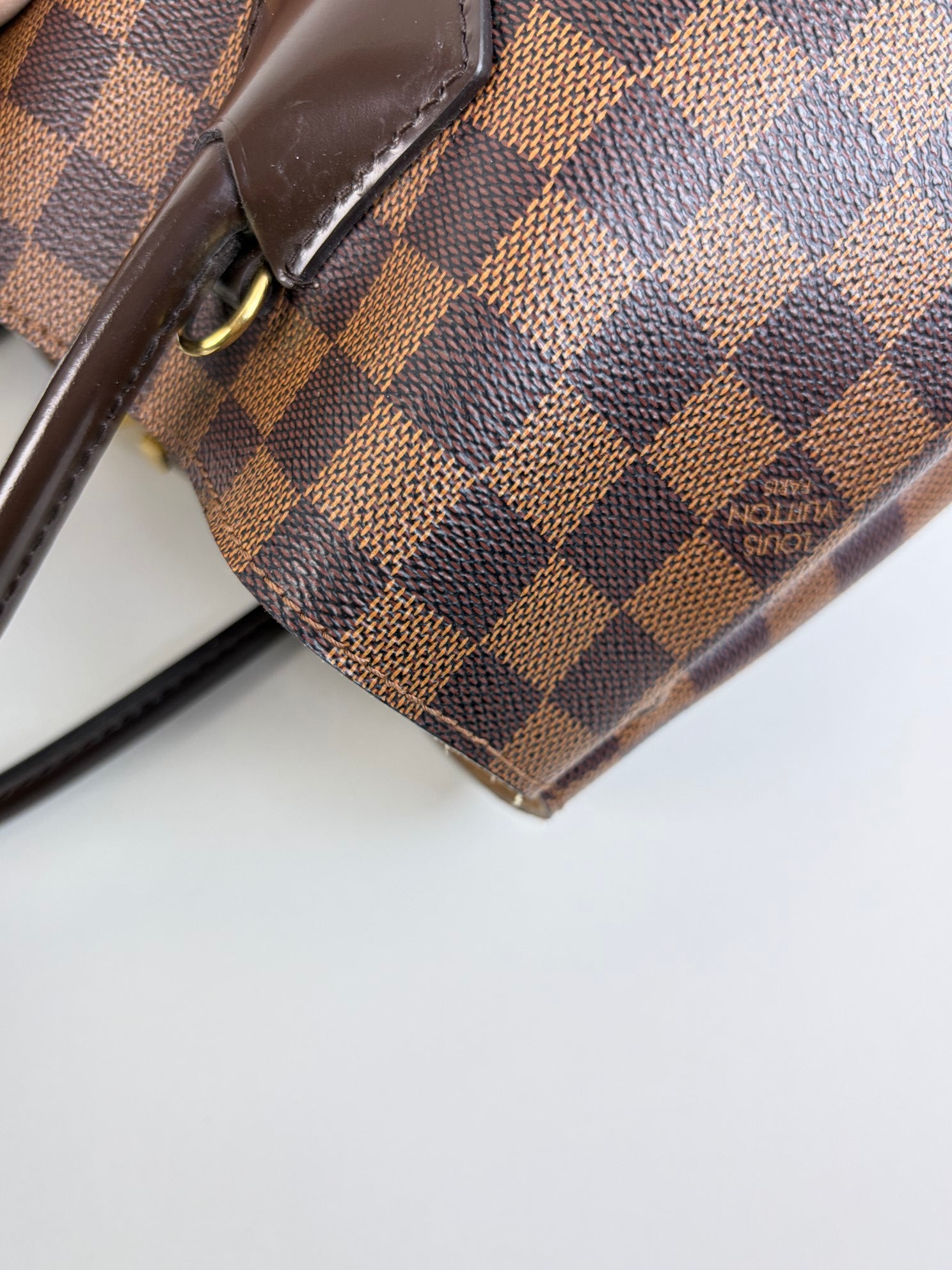 louis Vuitton Damier Ebene Kensington tote bag