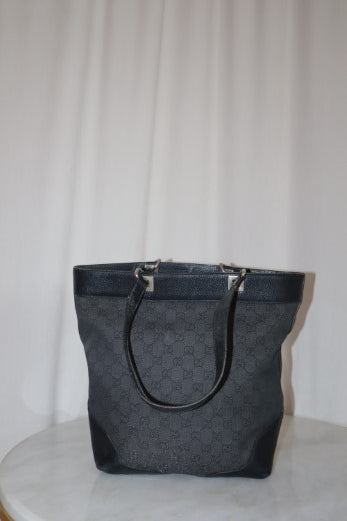 Gucci Black GG Tote Bag