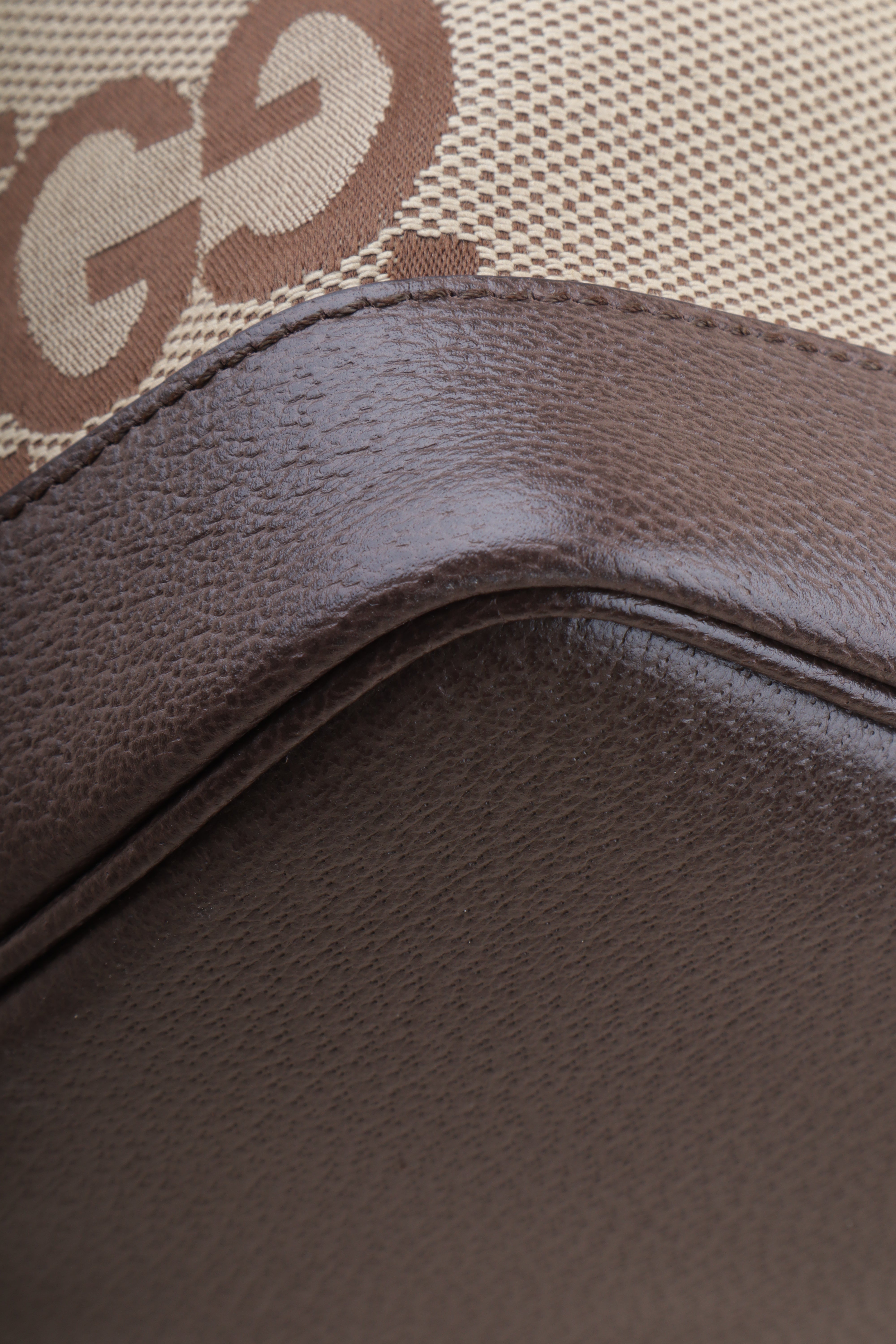 Gucci Brown GG Jumbo Shopping Ophidia Bag