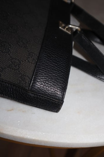 Gucci Black GG Tote Bag