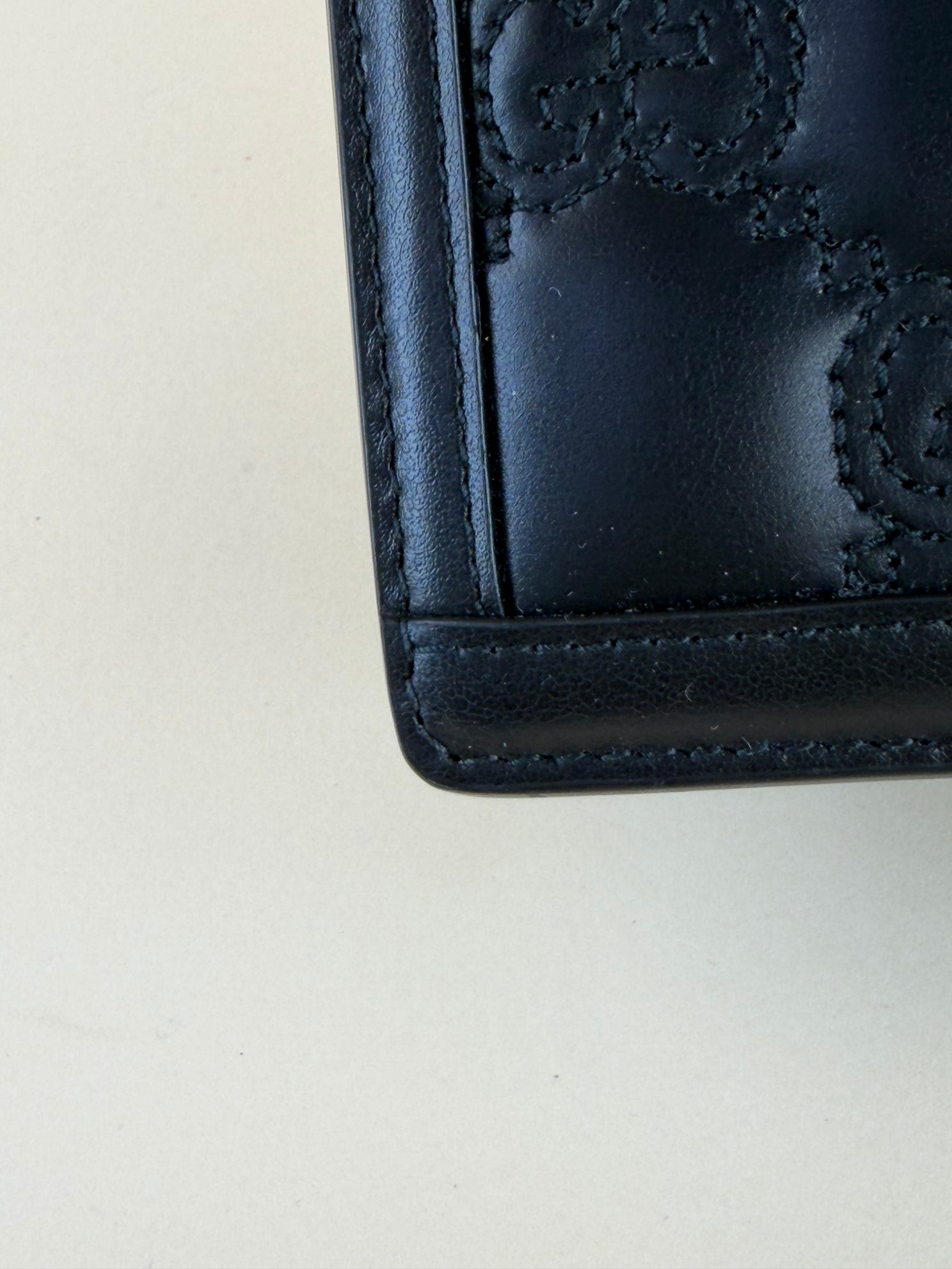 Gucci Black GG Matelasse Bag with Chains