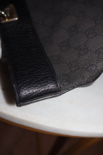 Gucci Black GG Tote Bag