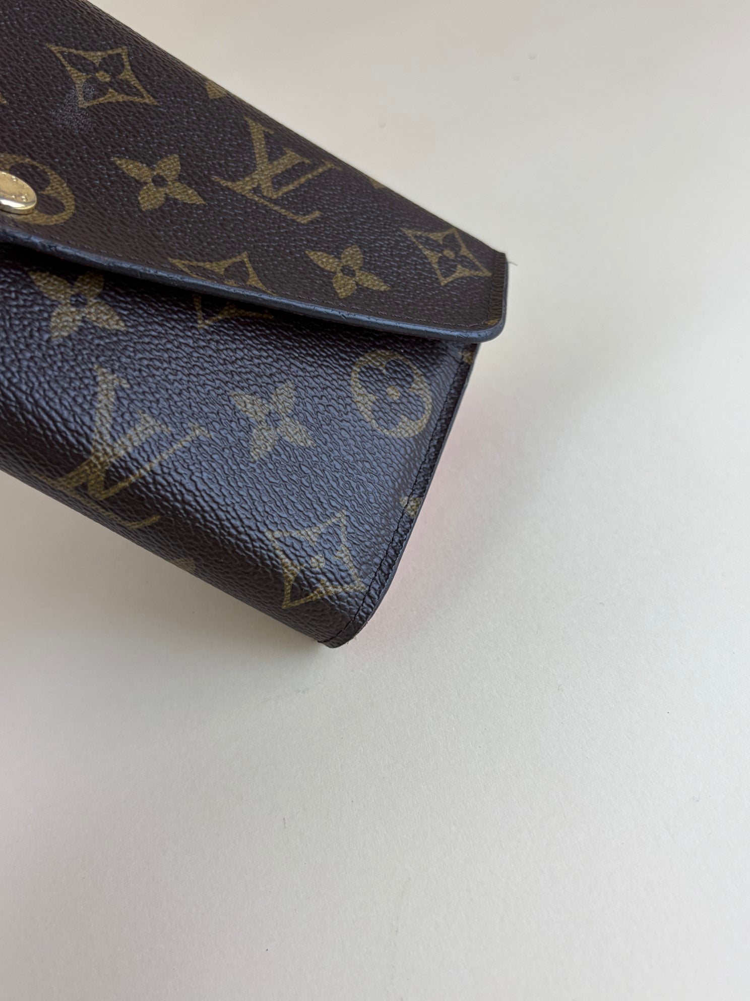 Louis Vuitton Monogram Sarah Flap Long Wallet