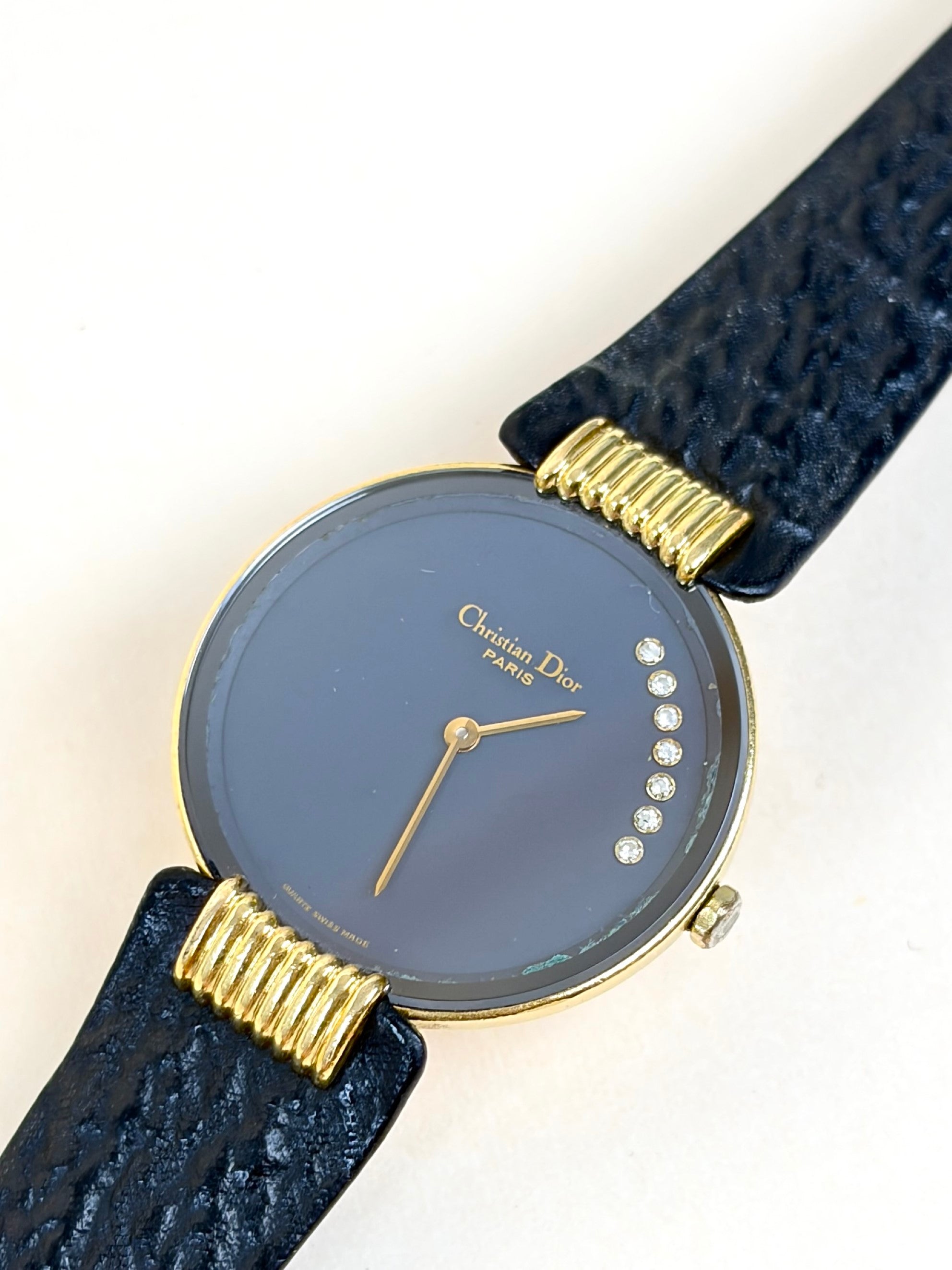 Christian Dior Black Moon Band Watch