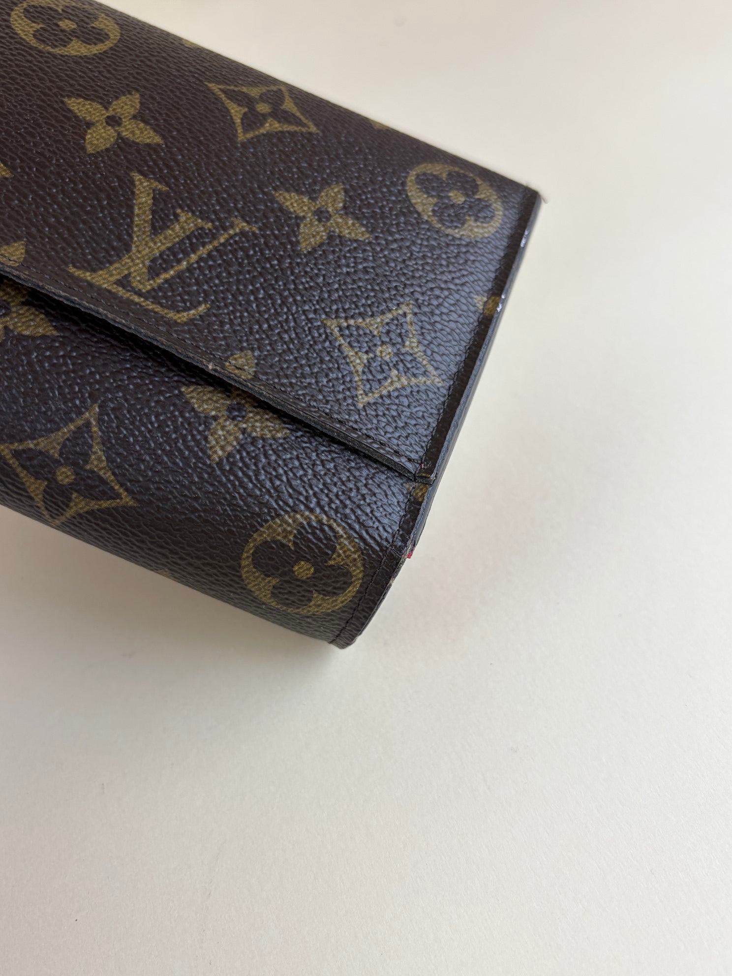 Louis Vuitton Monogram Sarah Flap Long Wallet