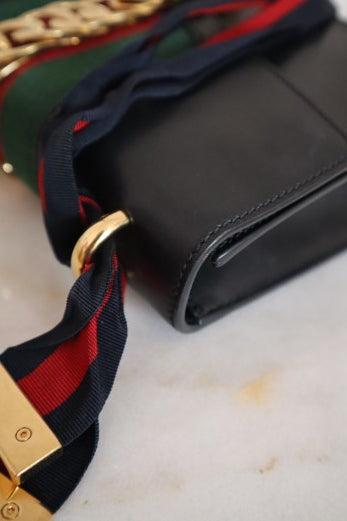 Gucci Black Sylvie Medium Bag