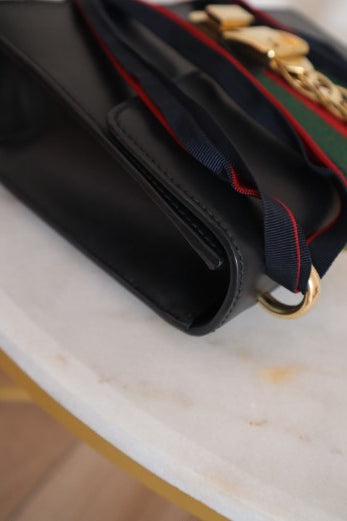 Gucci Black Sylvie Medium Bag