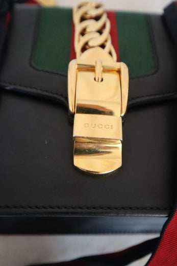 Gucci Black Sylvie Medium Bag