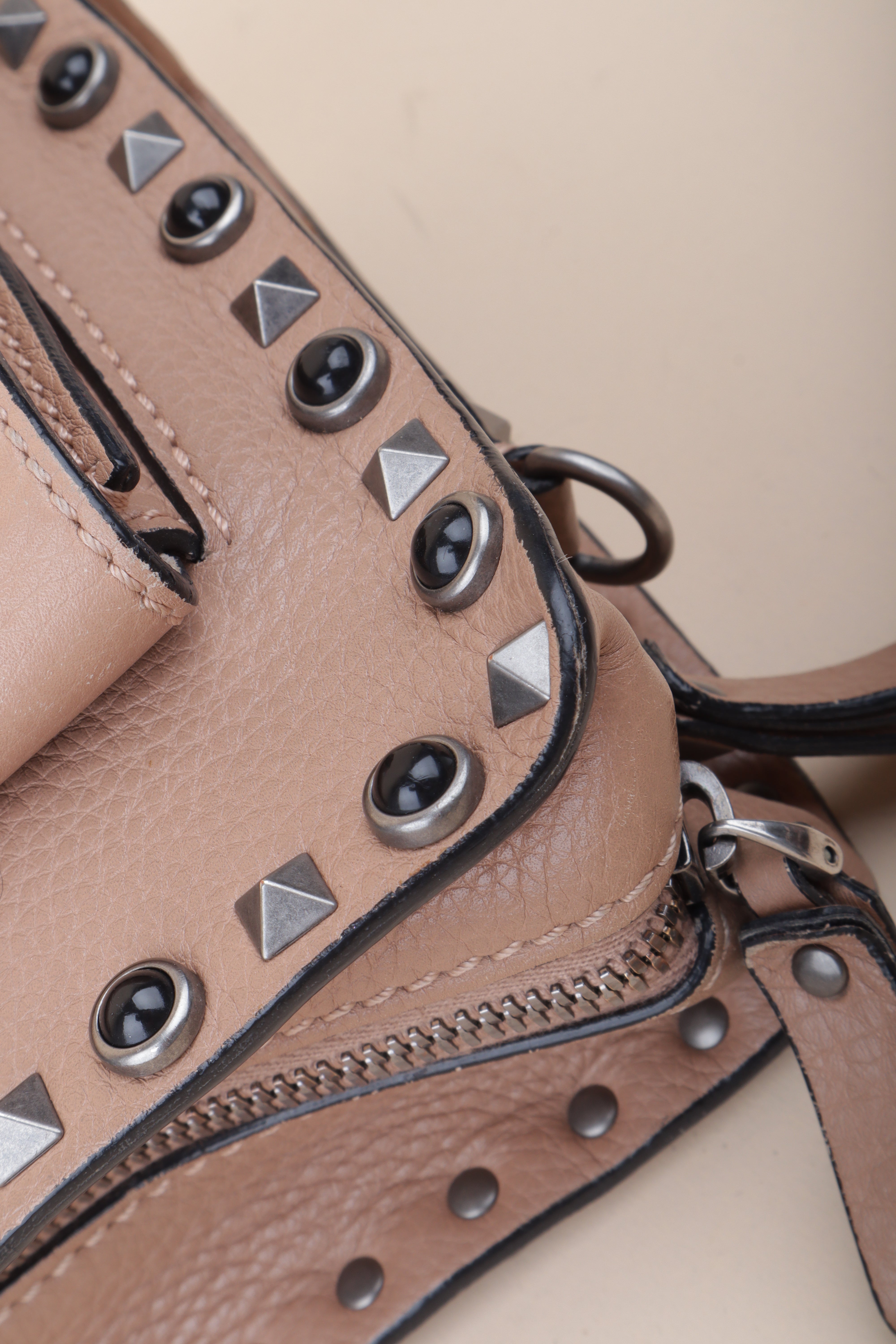 VALENTINO rolling Rockstad garavani with guitar canvas stra-shoulder bag-Valentino-The Closet Egypt
