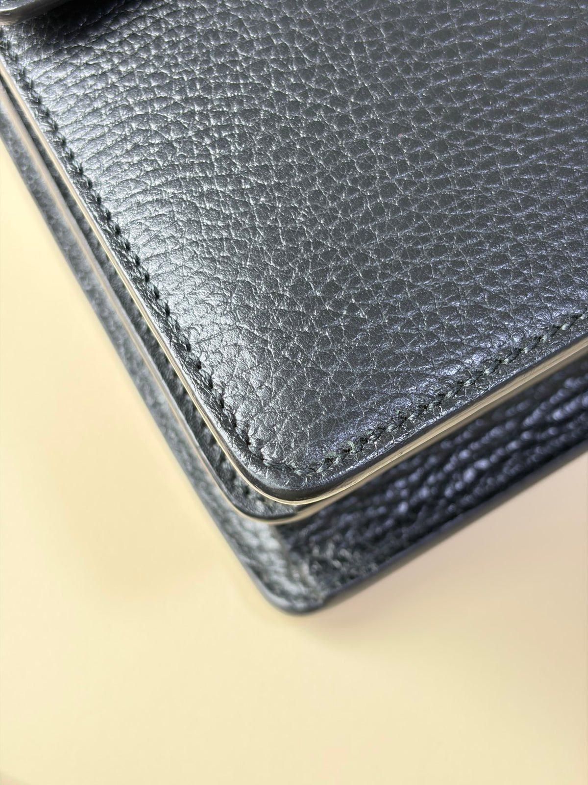 Gucci Black calfskin Dionysus Crystal small