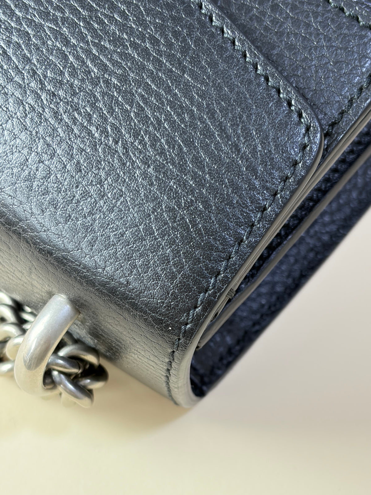 Gucci Black calfskin Dionysus Crystal small