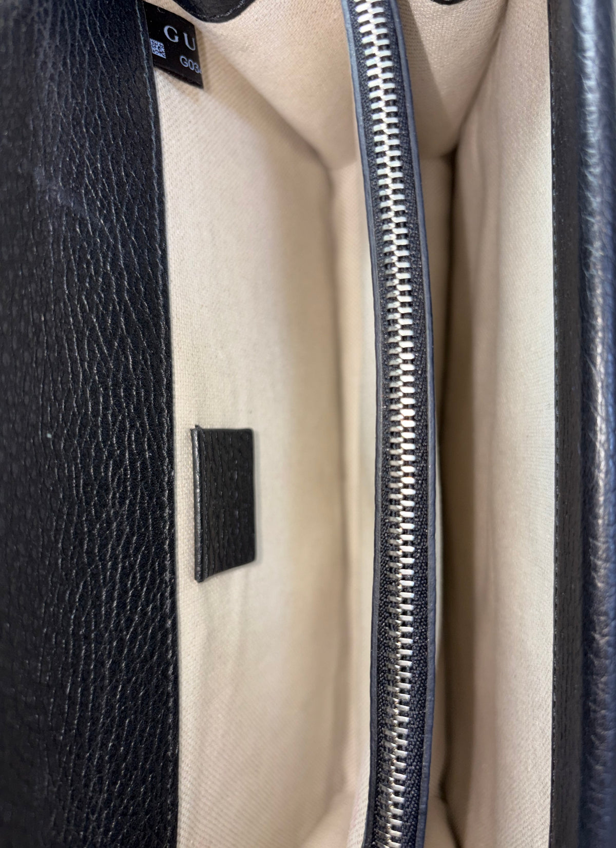 Gucci Black calfskin Dionysus Crystal small