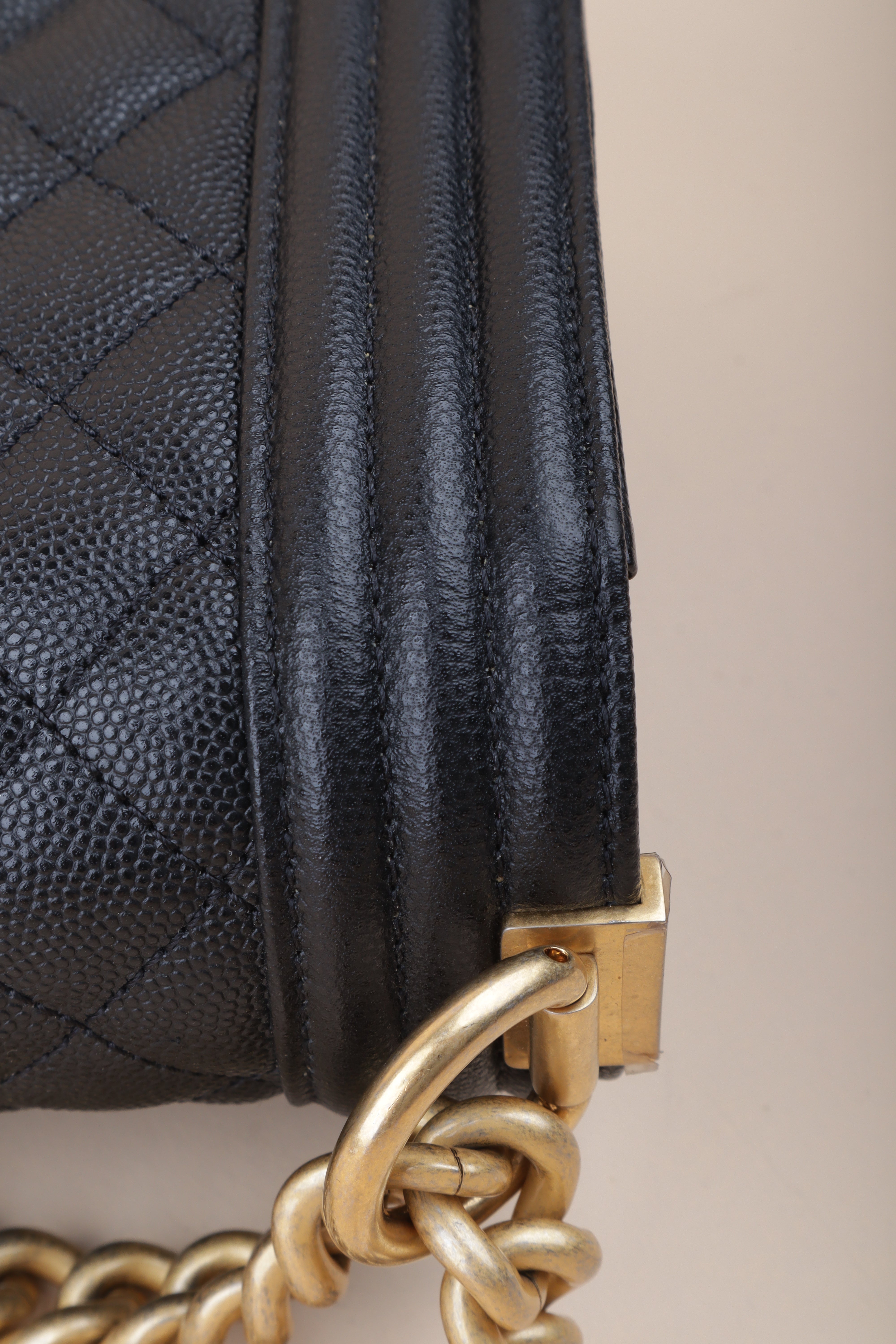 Chanel black Boy Medium Bag-shoulder bag-Chanel-The Closet Egypt