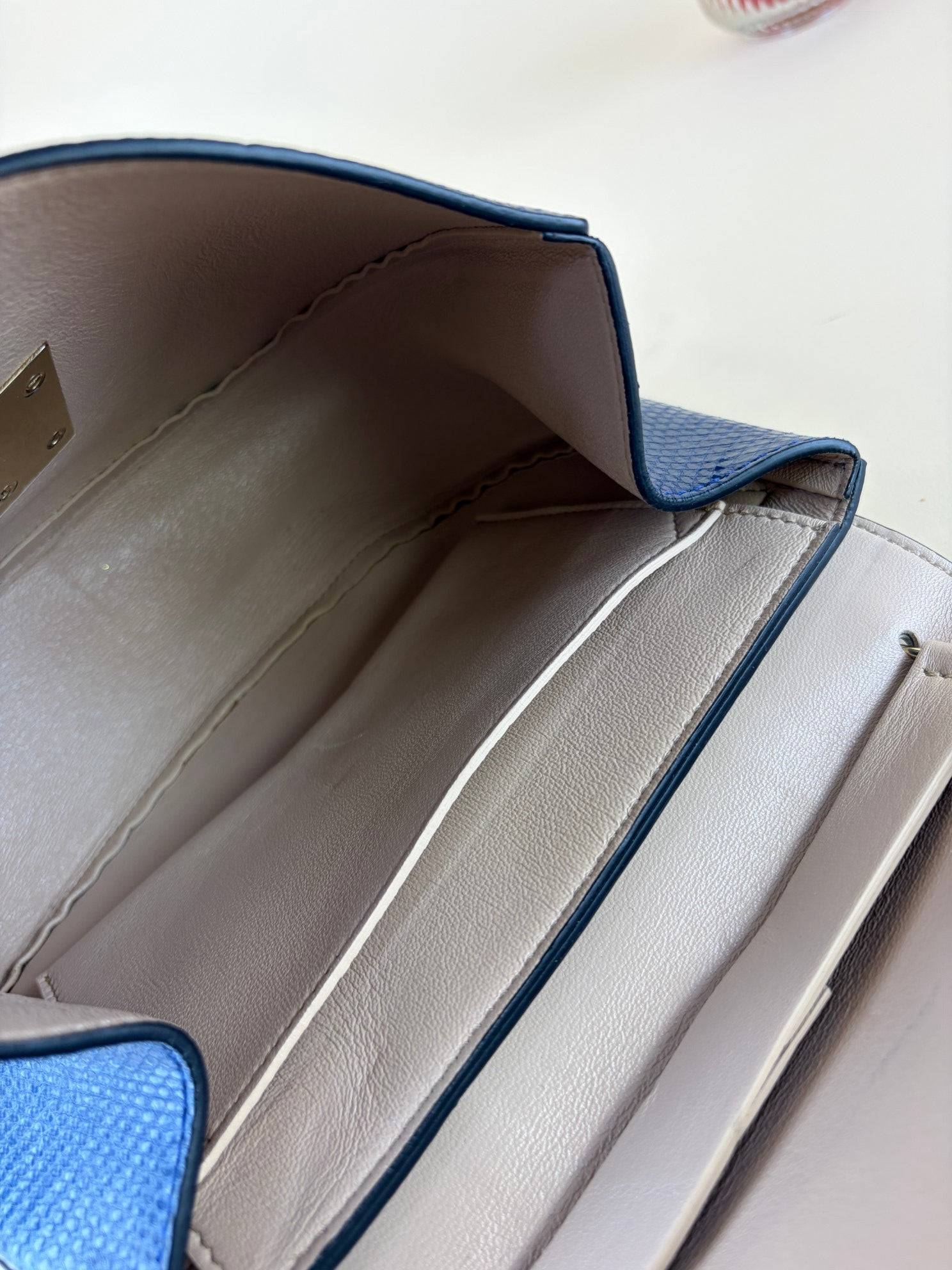 Chloe Blue Chakskin Drew Shoulder Bag