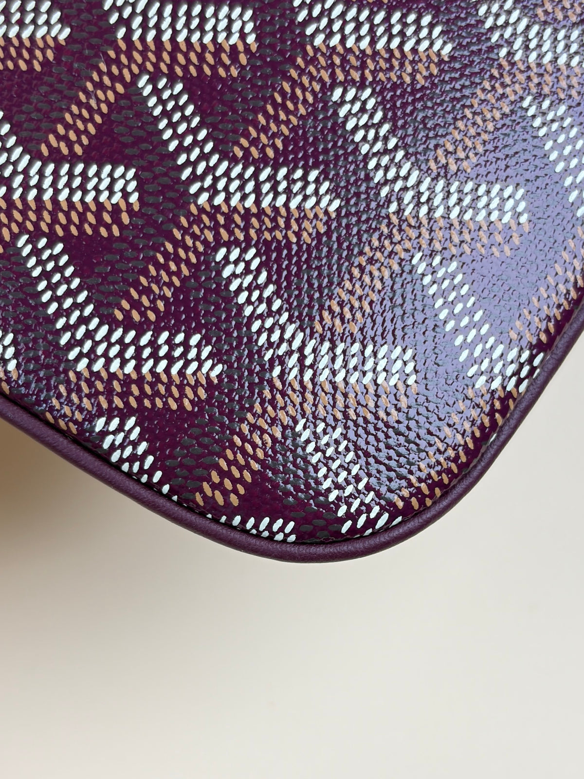 Goyard euro Burgandy go yardine senat mm pouch