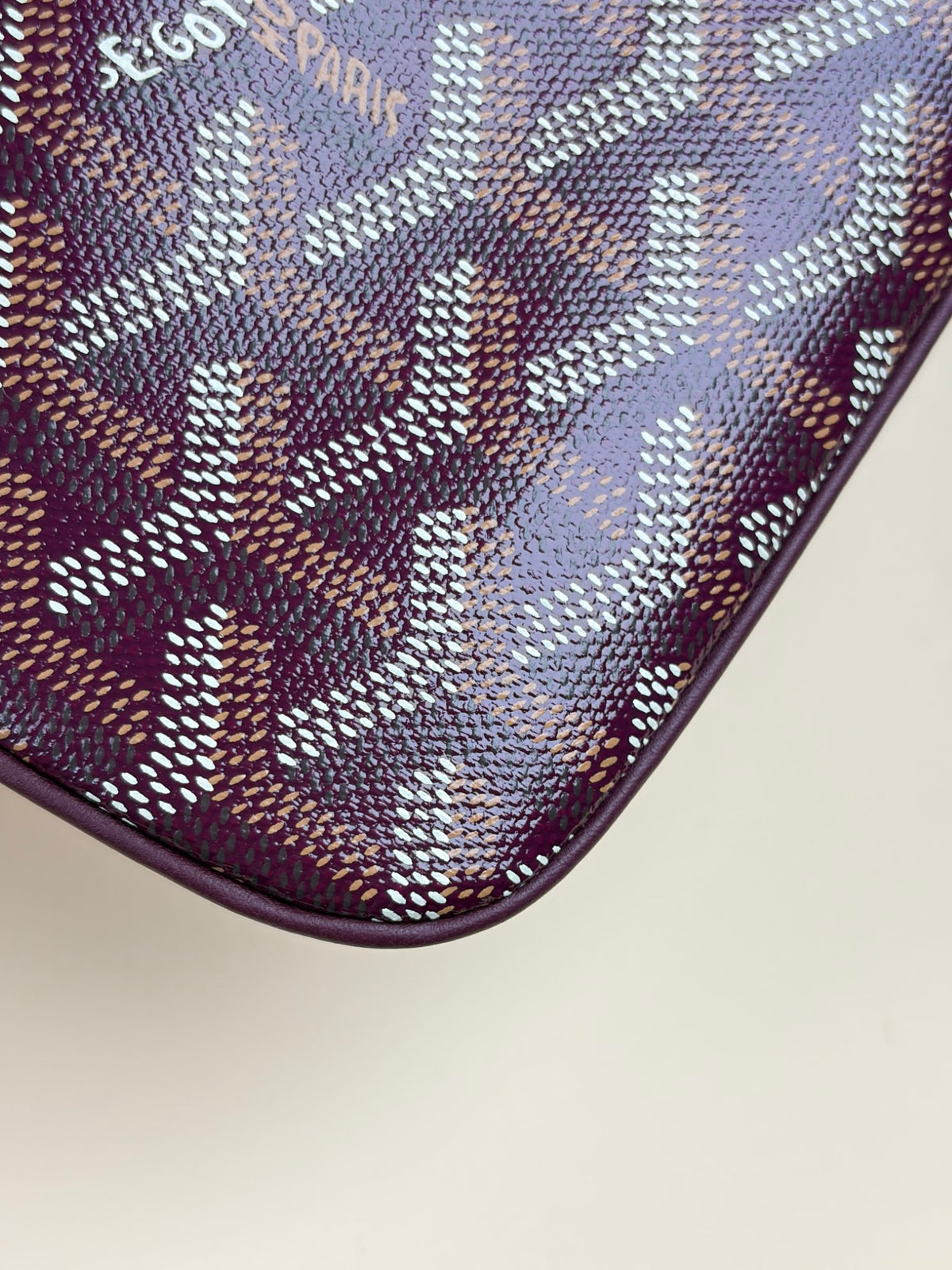Goyard euro Burgandy go yardine senat mm pouch