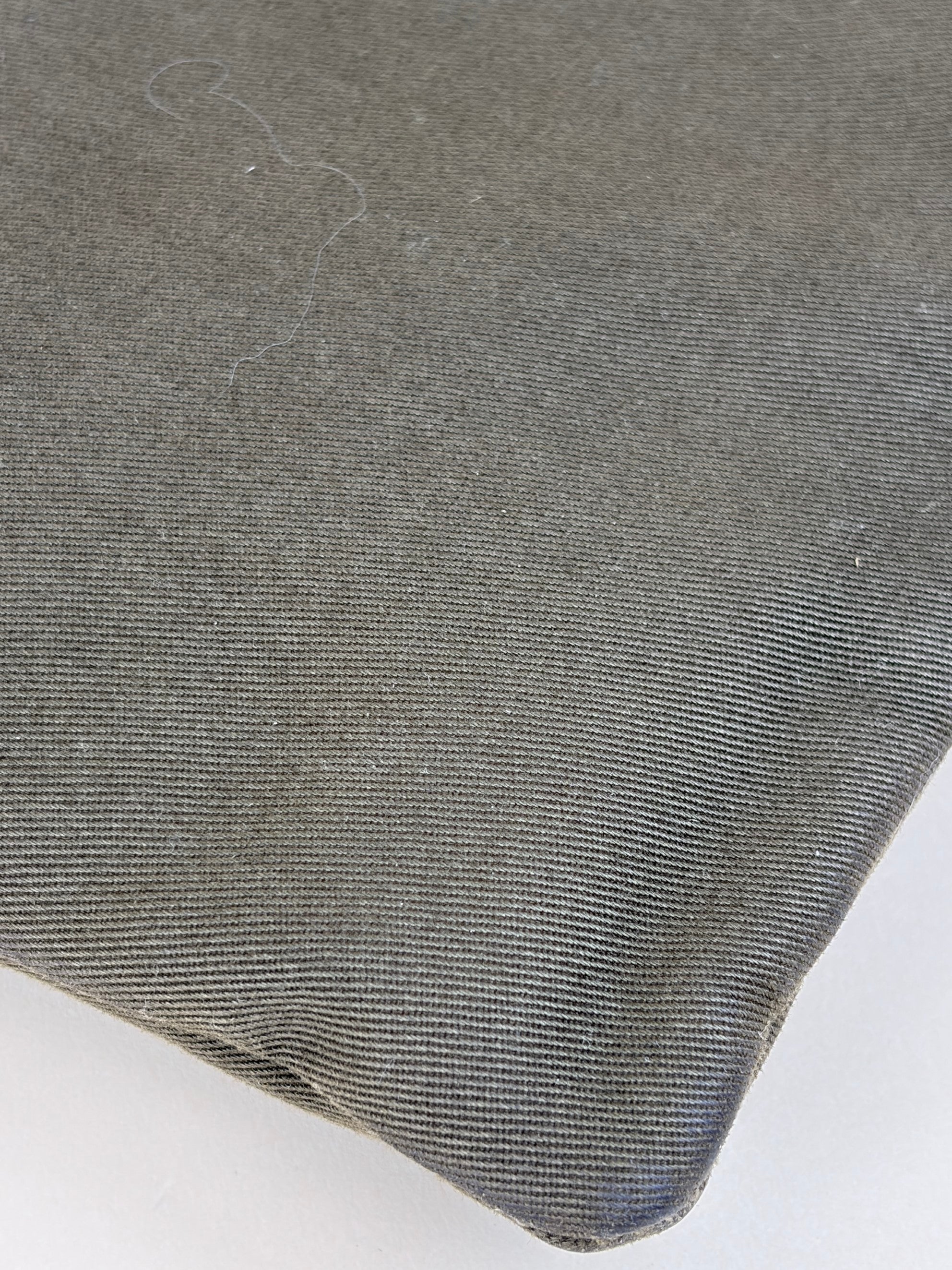 yel olive canvas rive gauche zipped pouch