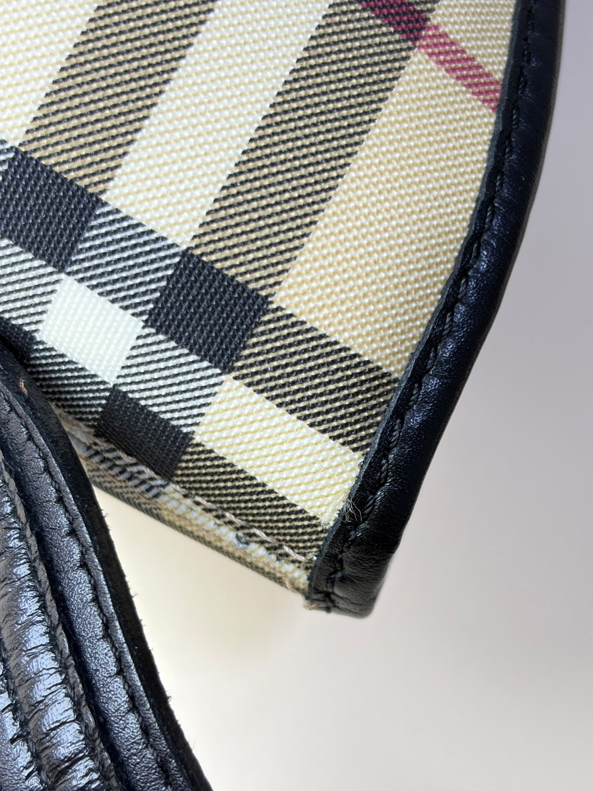 Burberry prorsum nova check shoulder bag
