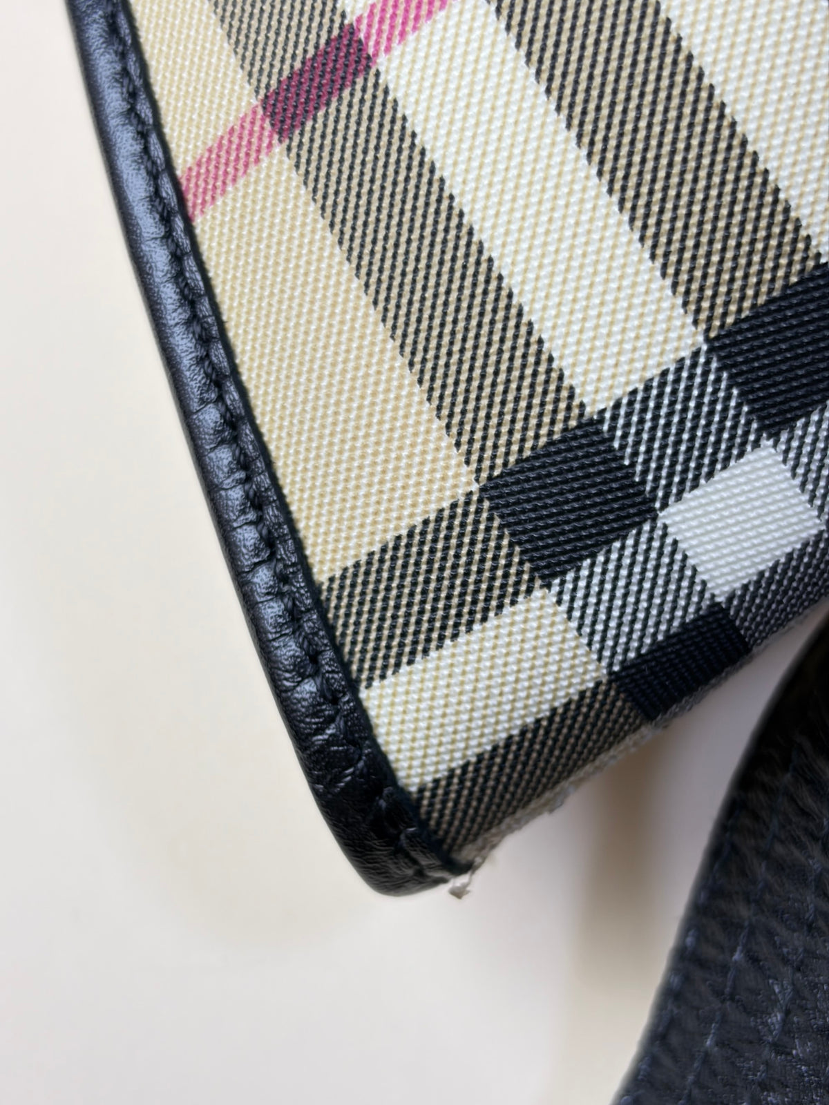 Burberry prorsum nova check shoulder bag