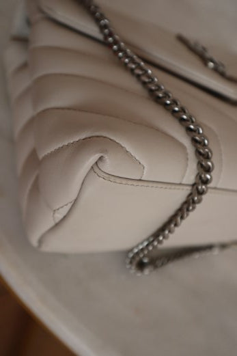 YSL Light Beige Loulou Chain Bag