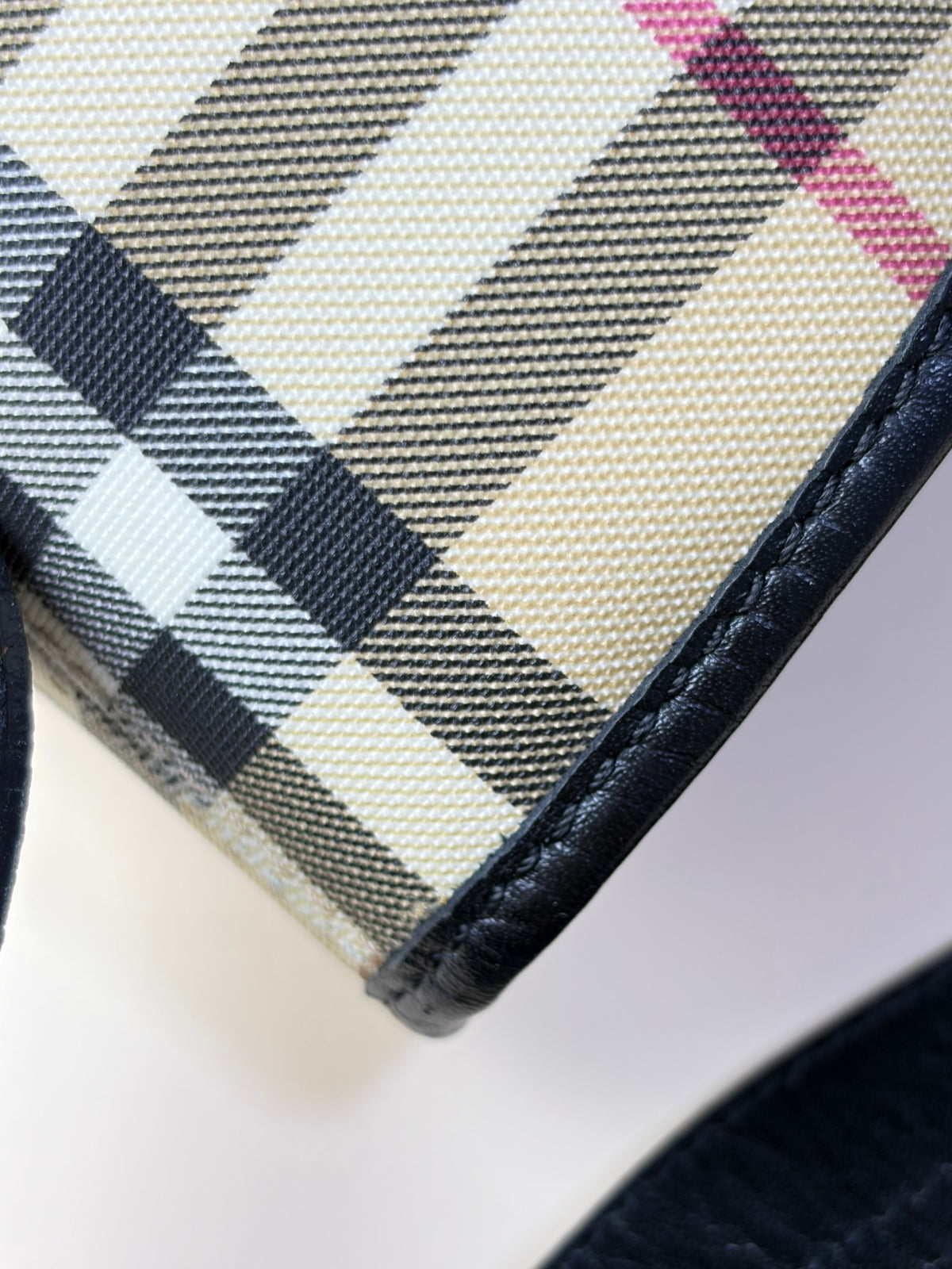 Burberry prorsum nova check shoulder bag