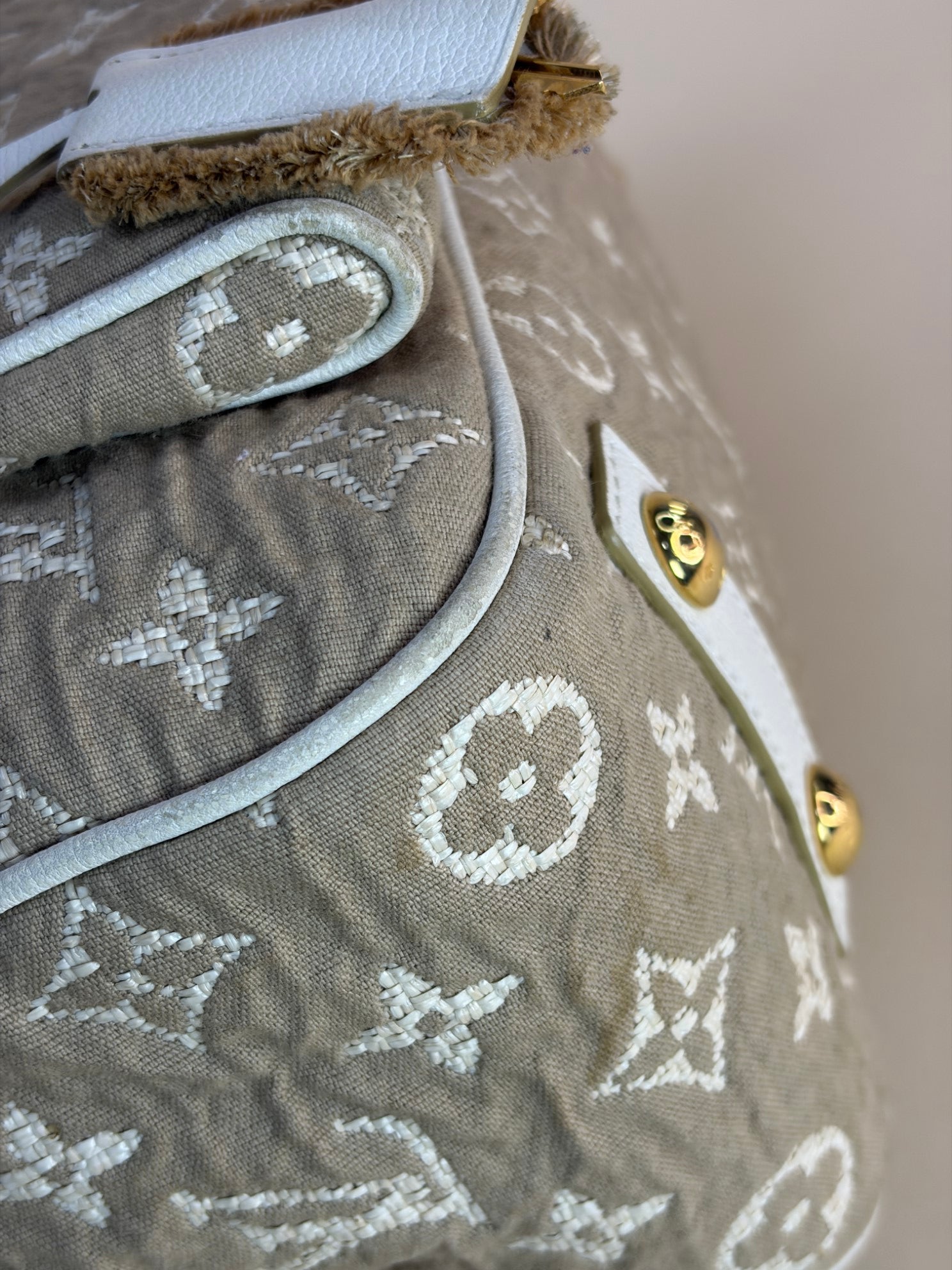 Louis Vuitton Tricolor Limited Edition Sabbia Monogram Top Handle Bag