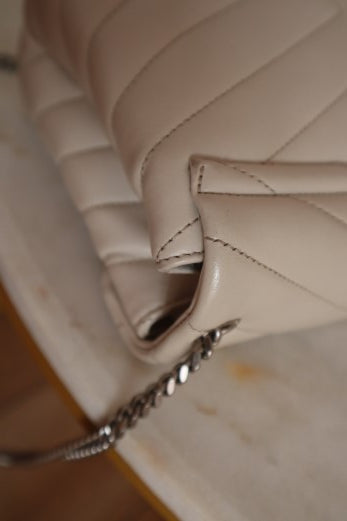 YSL Light Beige Loulou Chain Bag