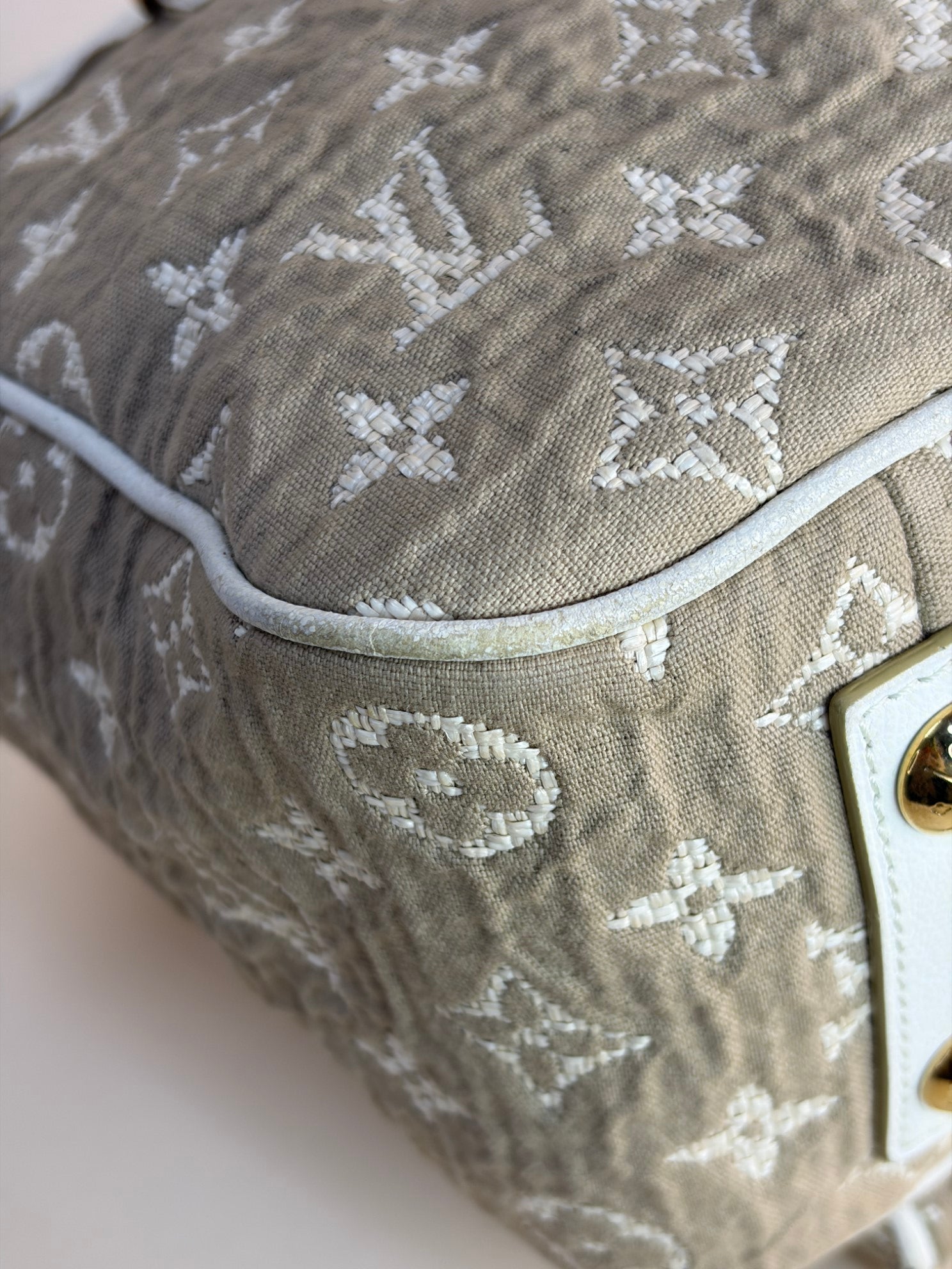 Louis Vuitton Tricolor Limited Edition Sabbia Monogram Top Handle Bag