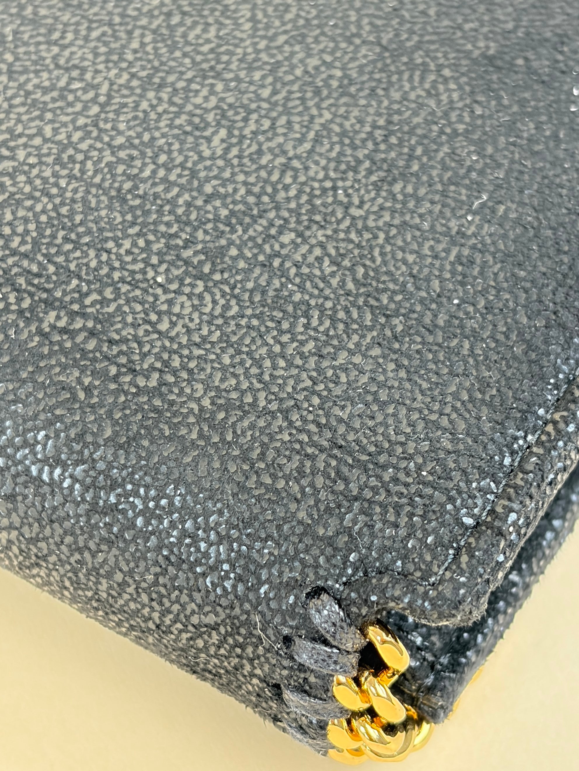 Stella McCartney black Falabella continental wok