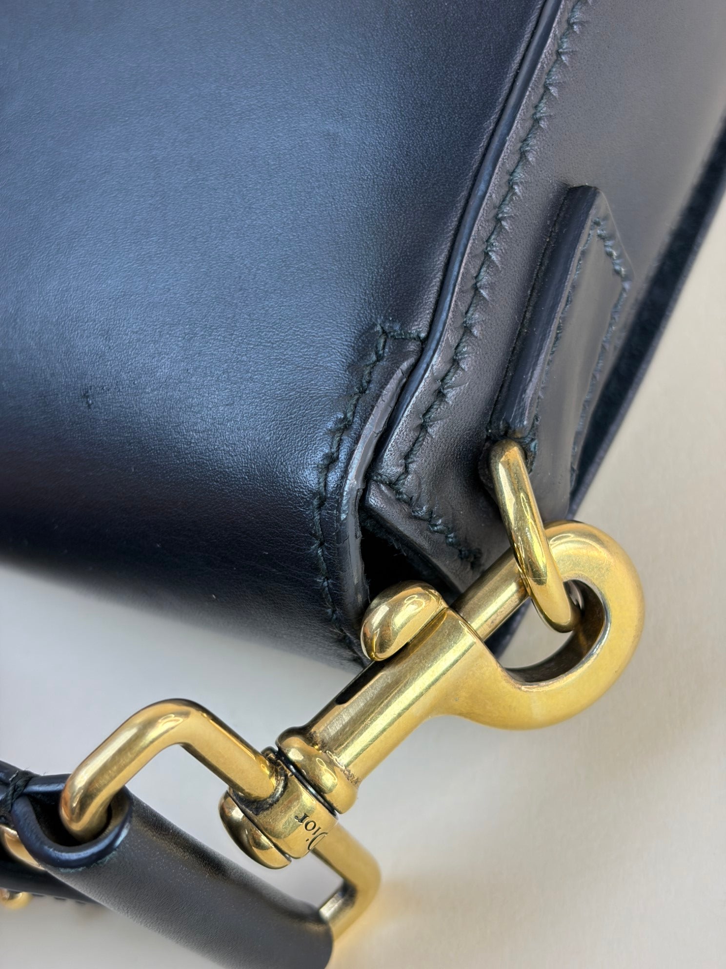 Christian Dior Black J'adior Flap Shoulder Bag