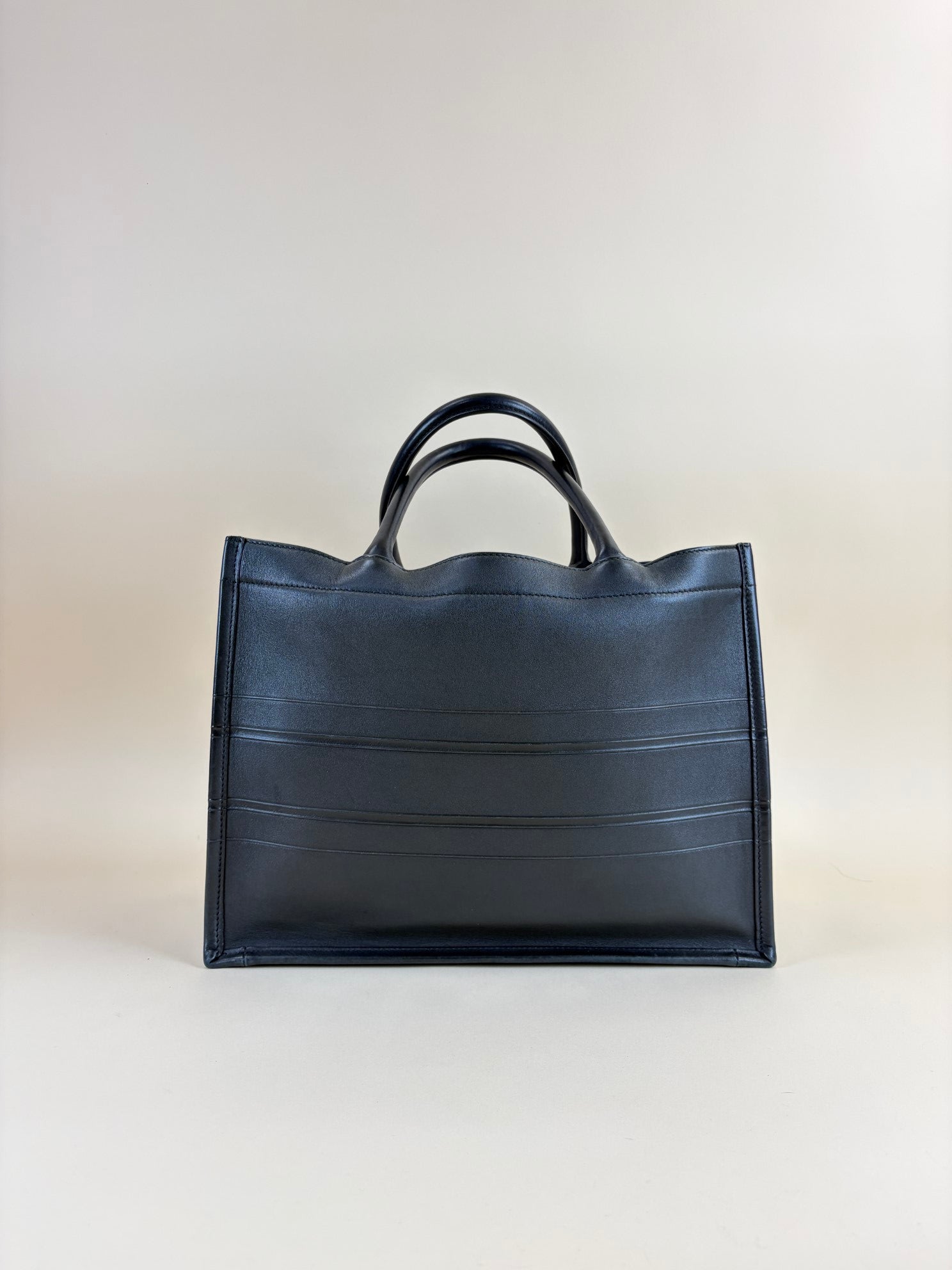 Christian Dior Black Medium Book Tote Bag