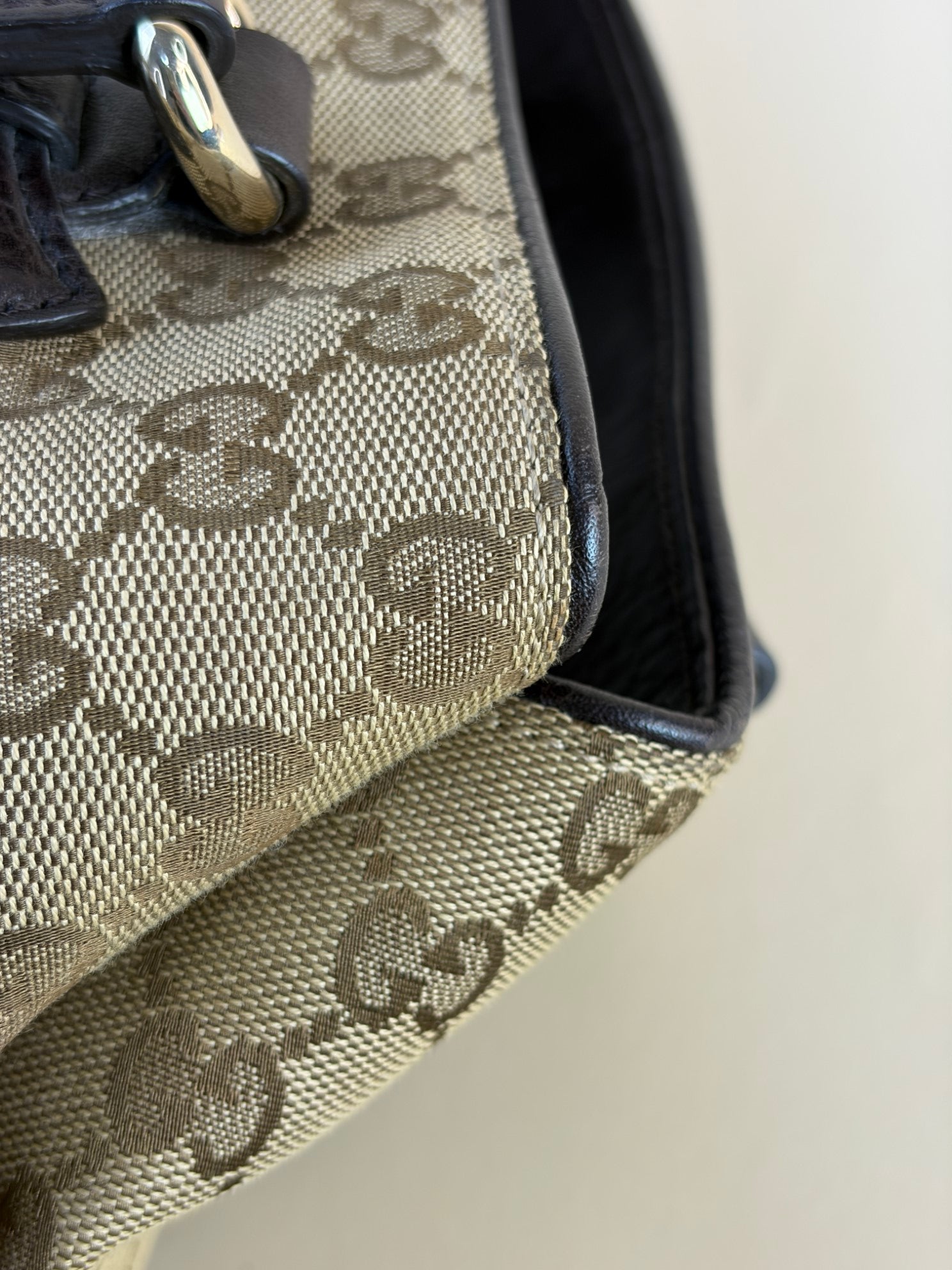 Gucci Bicolor Vintage Web Dressage Shoulder Bag