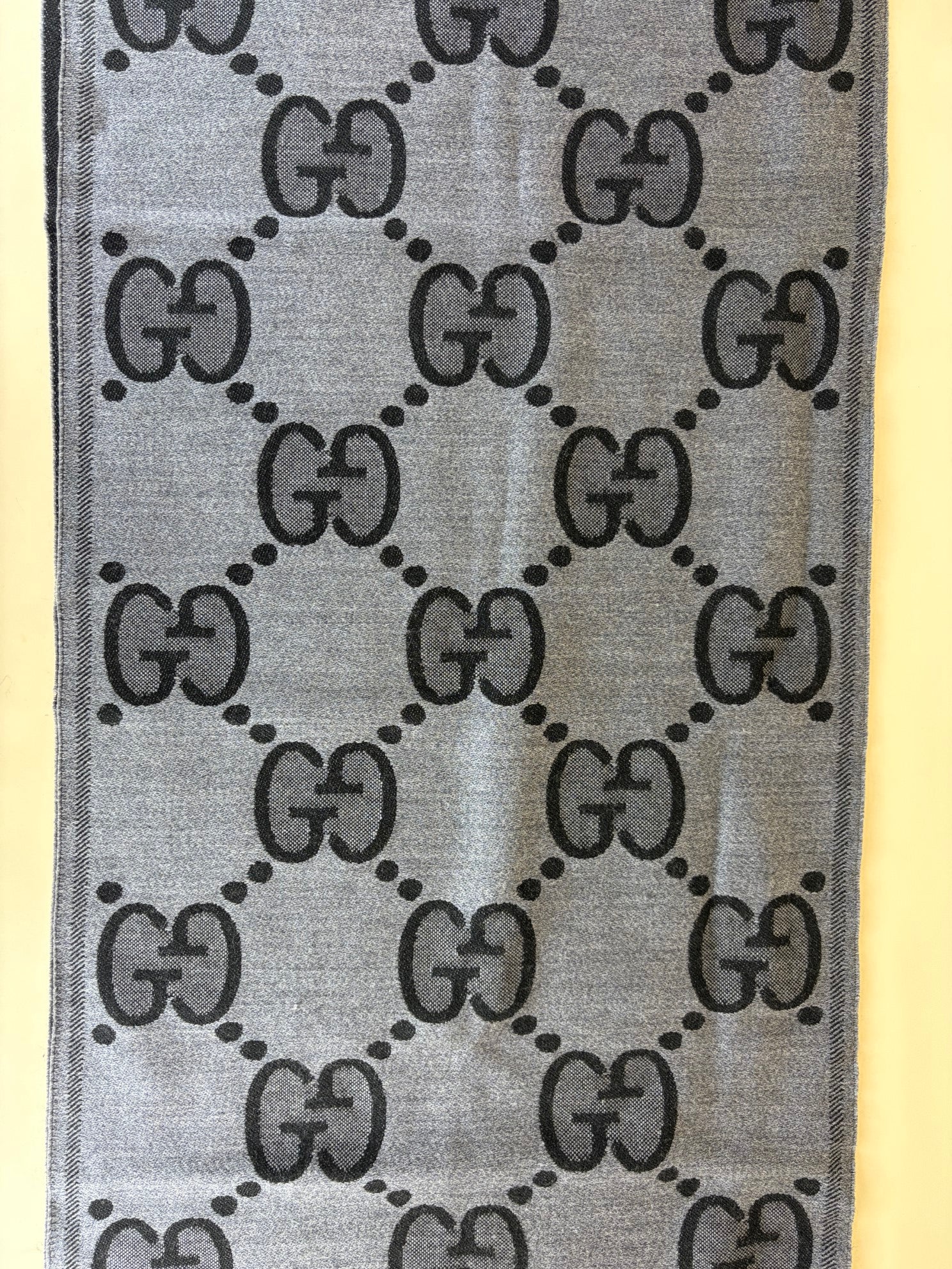 Gucci Bicolor GG Wool Shawl