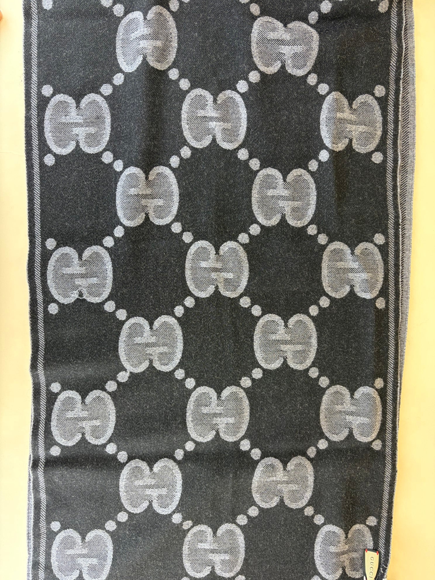 Gucci Bicolor GG Wool Shawl