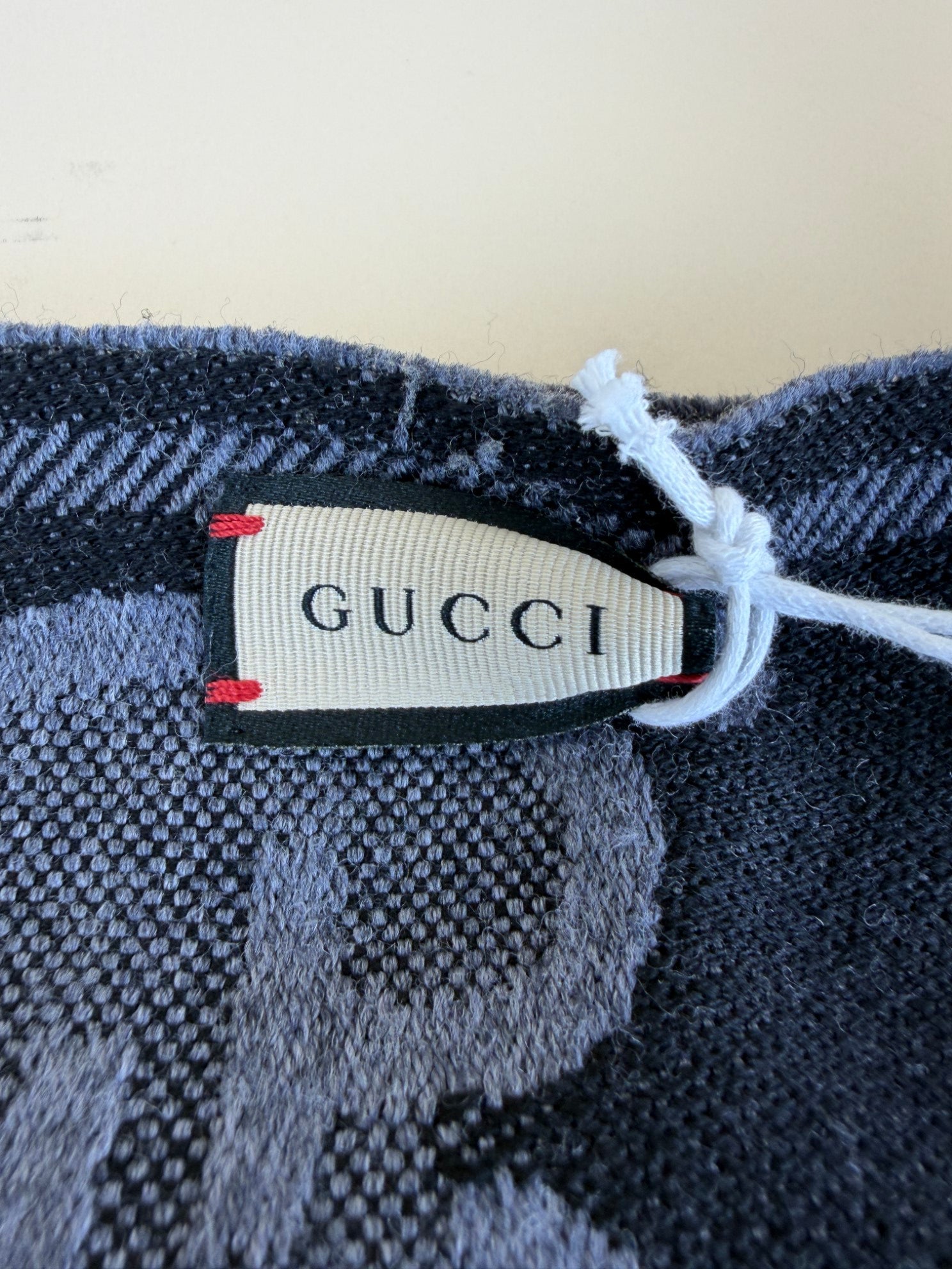 Gucci Bicolor GG Wool Shawl