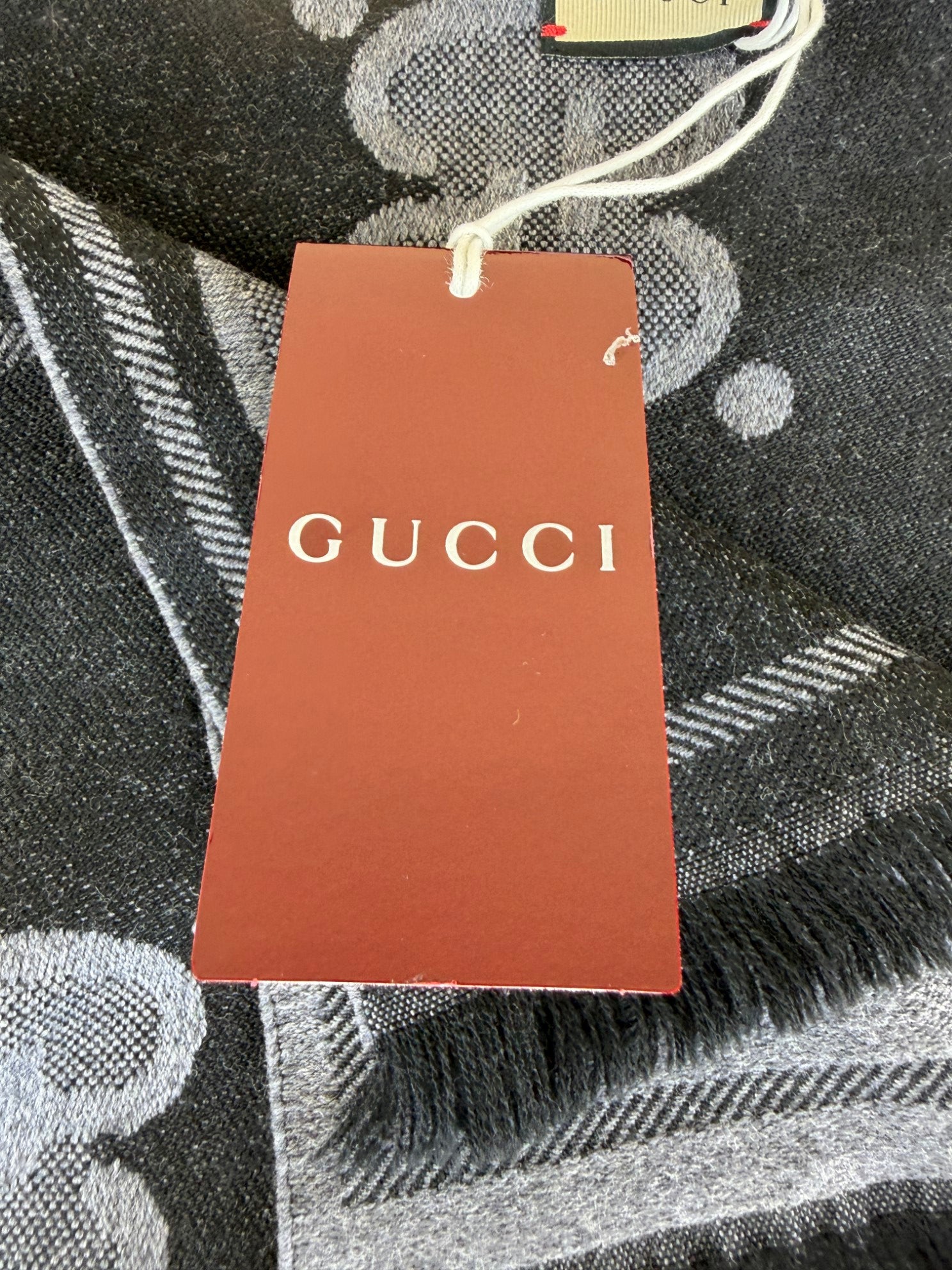 Gucci Bicolor GG Wool Shawl