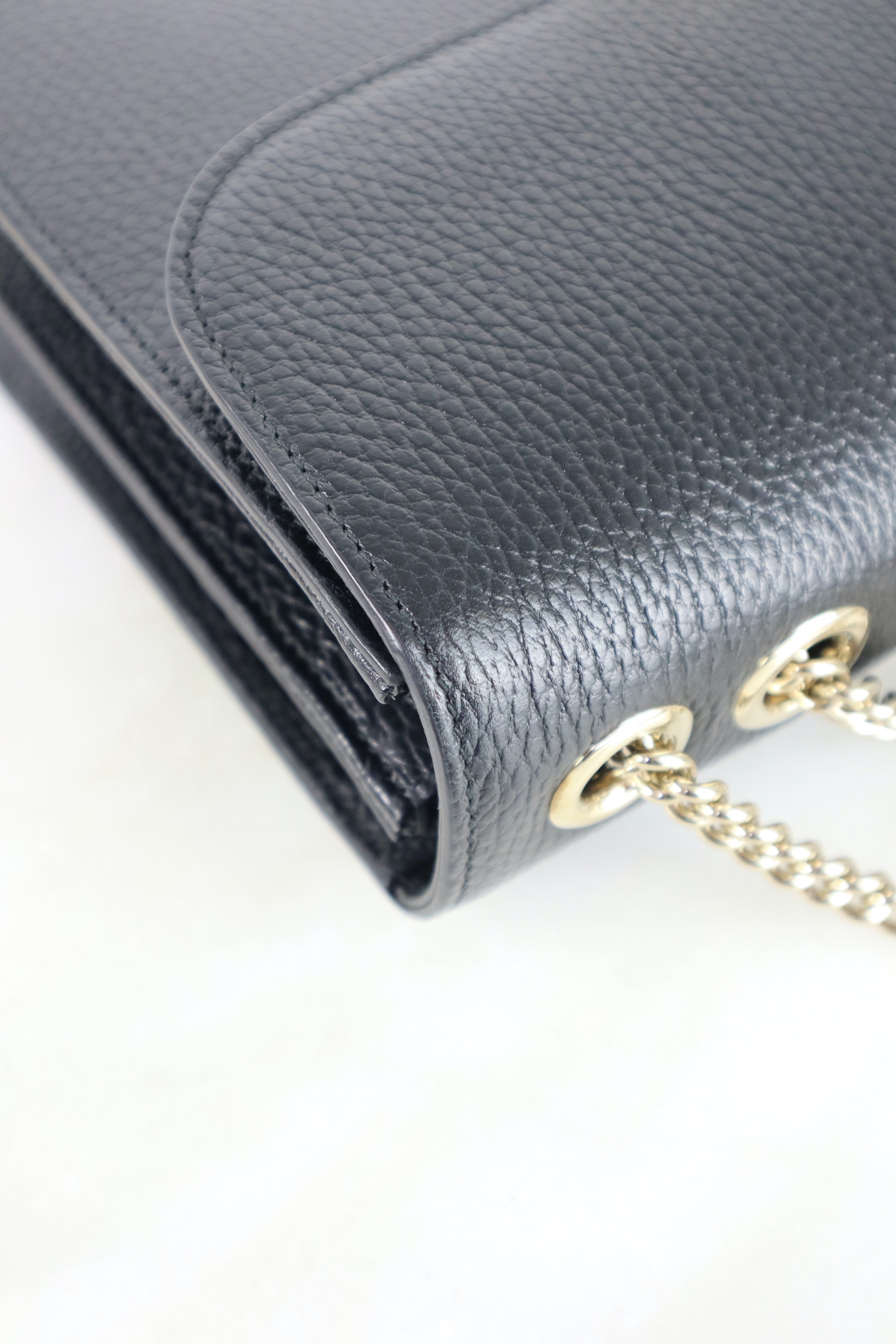 Gucci Black Medium Interlocking Bag