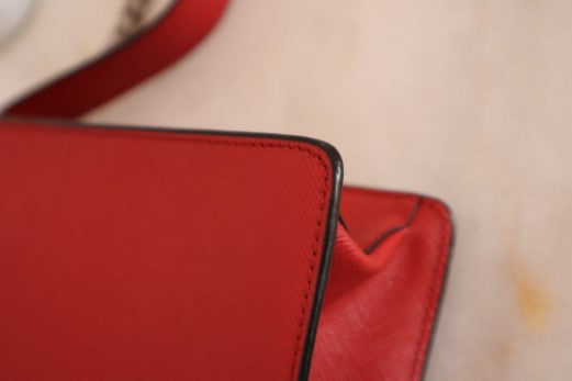 Prada Red Pattina Shoulder Bag