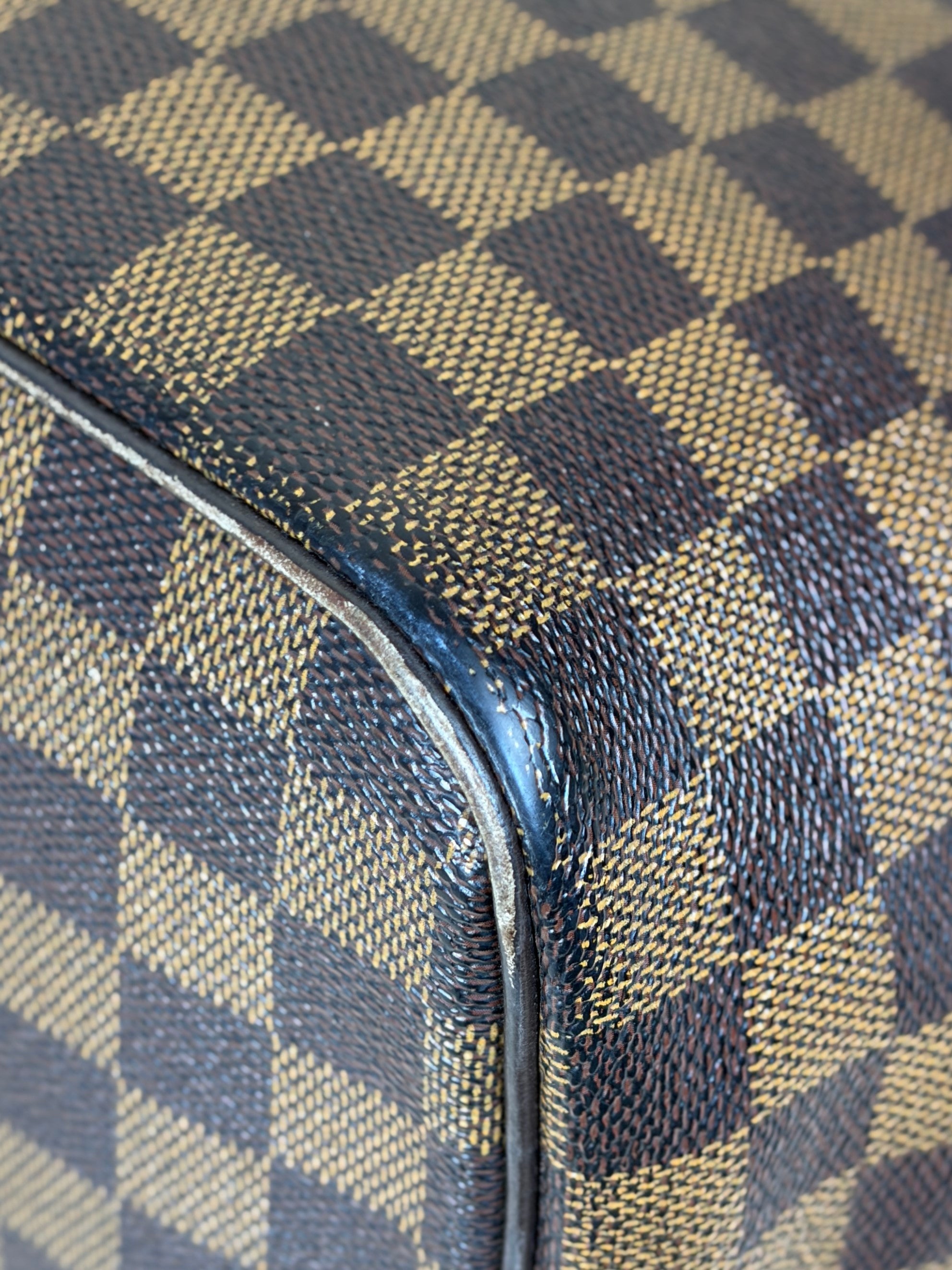 Louis Vuitton Damier Ebene Saleya MM Tote Bag