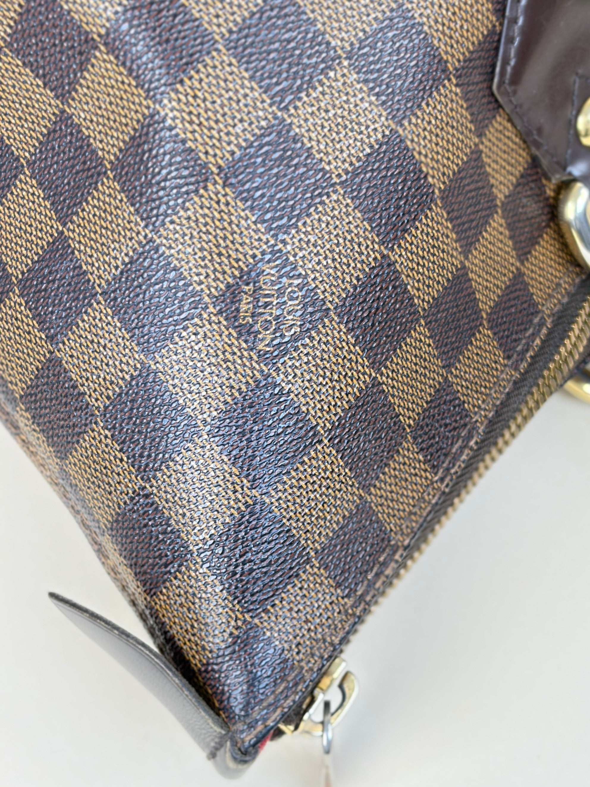 Louis Vuitton Damier Ebene Saleya MM Tote Bag